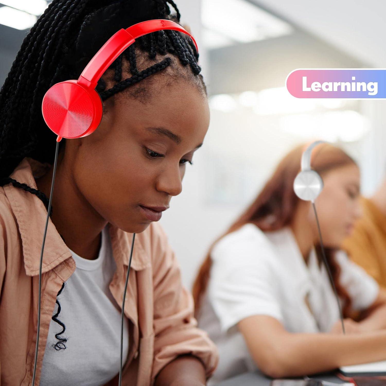 Auriculares Escolares Fabbay 10 Piezas Ajustables con Micrófono