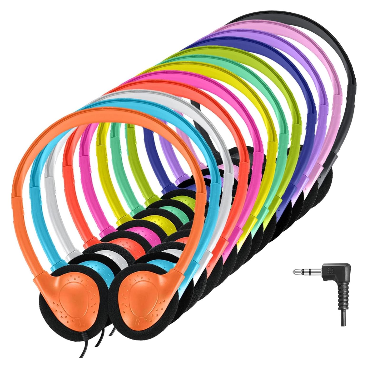 Auriculares sobre la oreja Waneni JS857 - Paquete de 30 colores