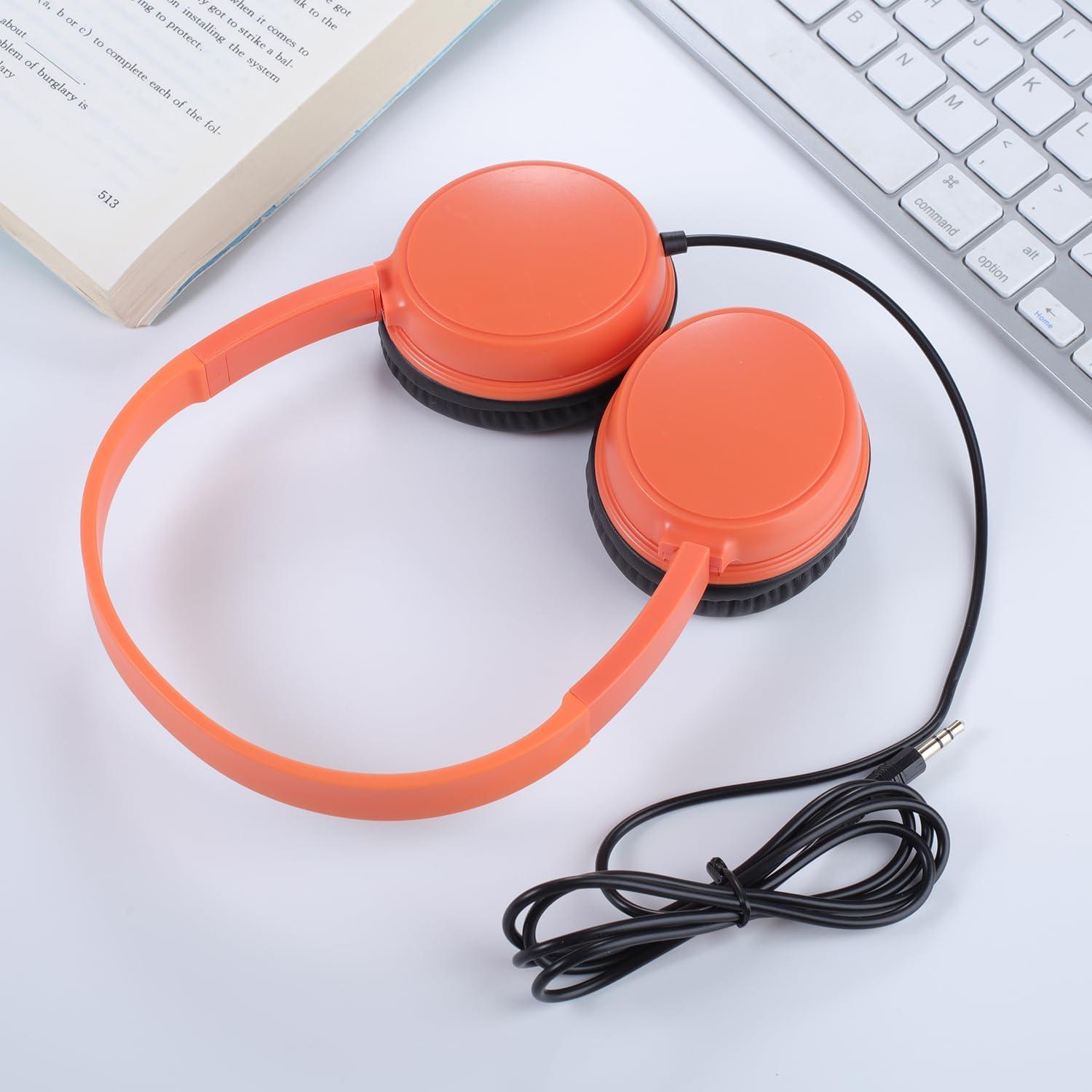 Auriculares con cable Waneni JS30 - Paquete de 2 para aula escolar