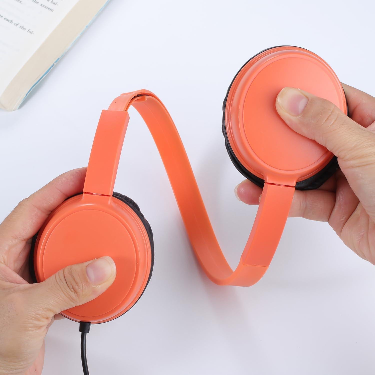Auriculares con cable Waneni JS30 - Paquete de 2 para aula escolar