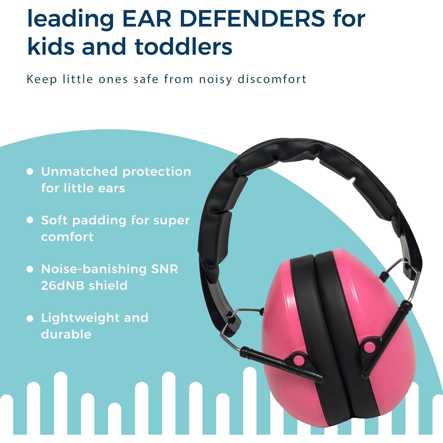 Auriculares para Niños Baby Banz EM006 Rosa - Protección Auditiva