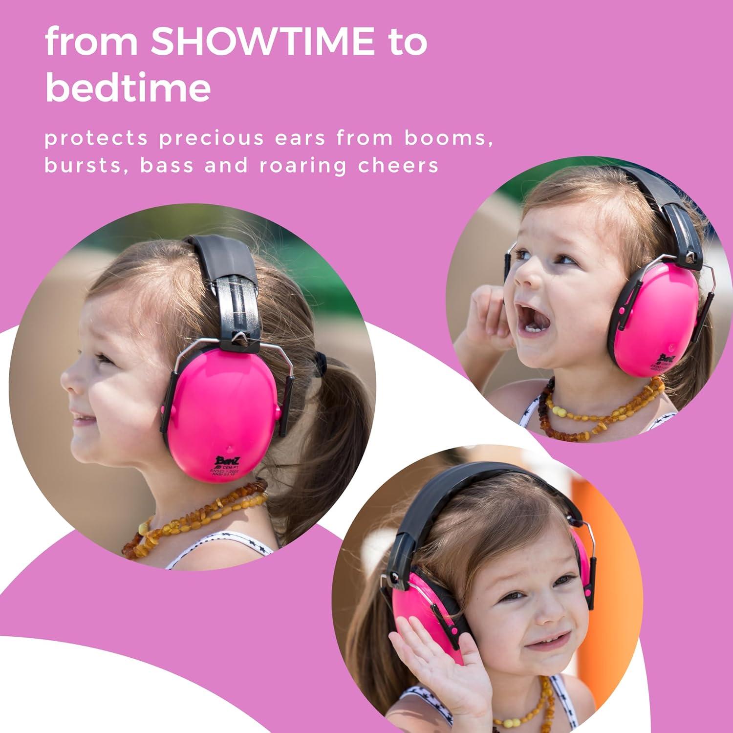 Auriculares para Niños Baby Banz EM006 Rosa - Protección Auditiva