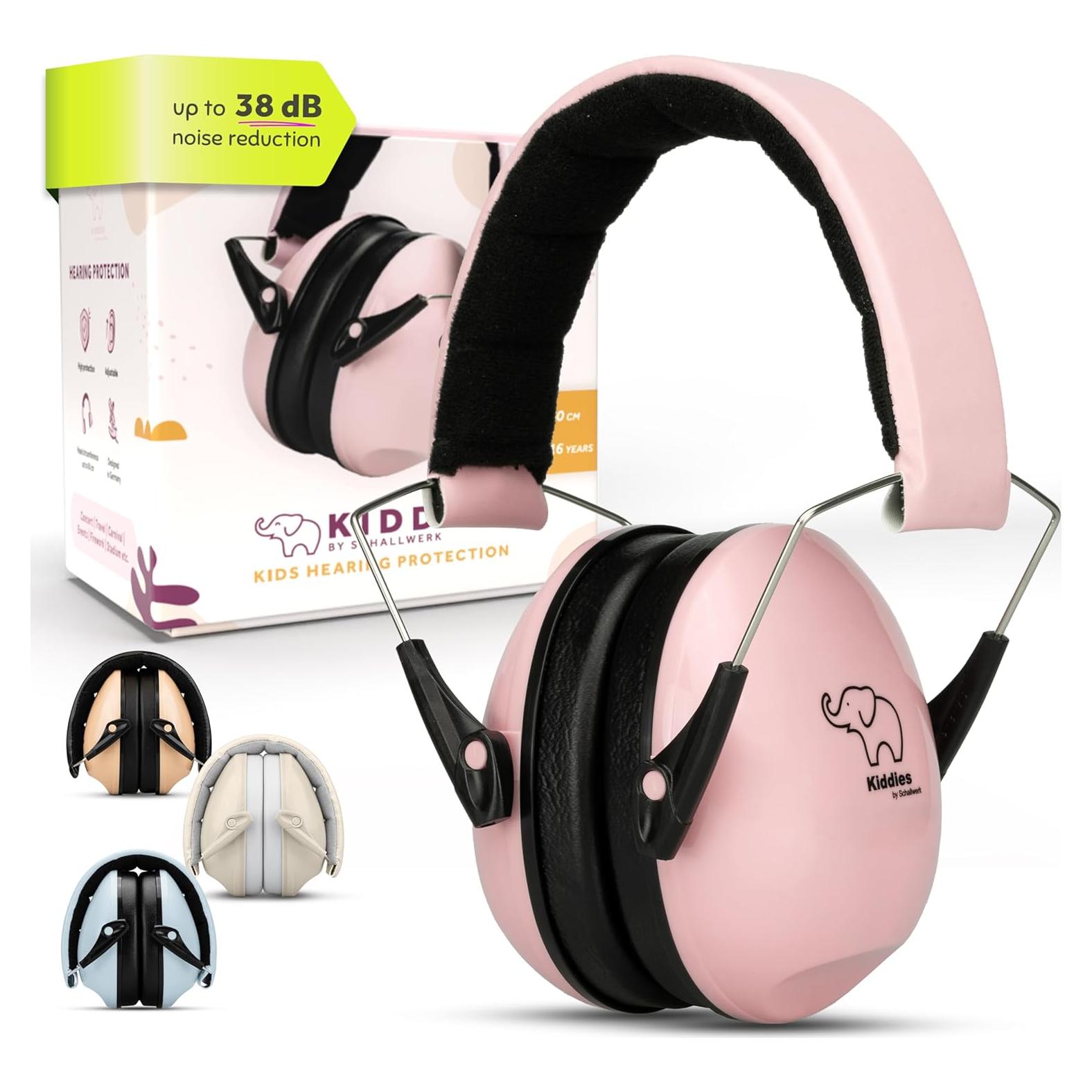 Auriculares de Protección Auditiva Schallwerk Rosa para Niños