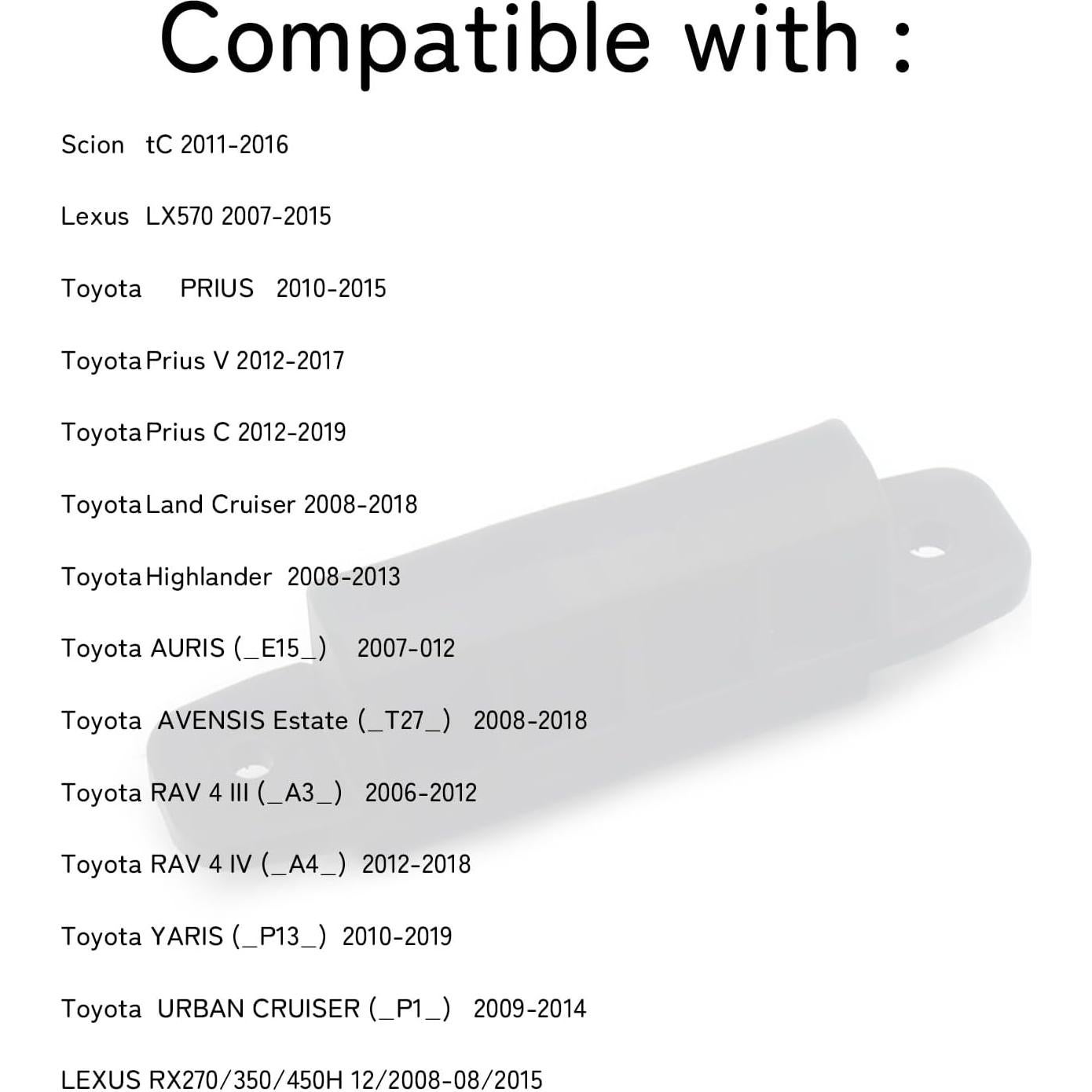 Interruptor de Manija Maletero RuiWen 84840-28040 Compatible Lexus Toyota