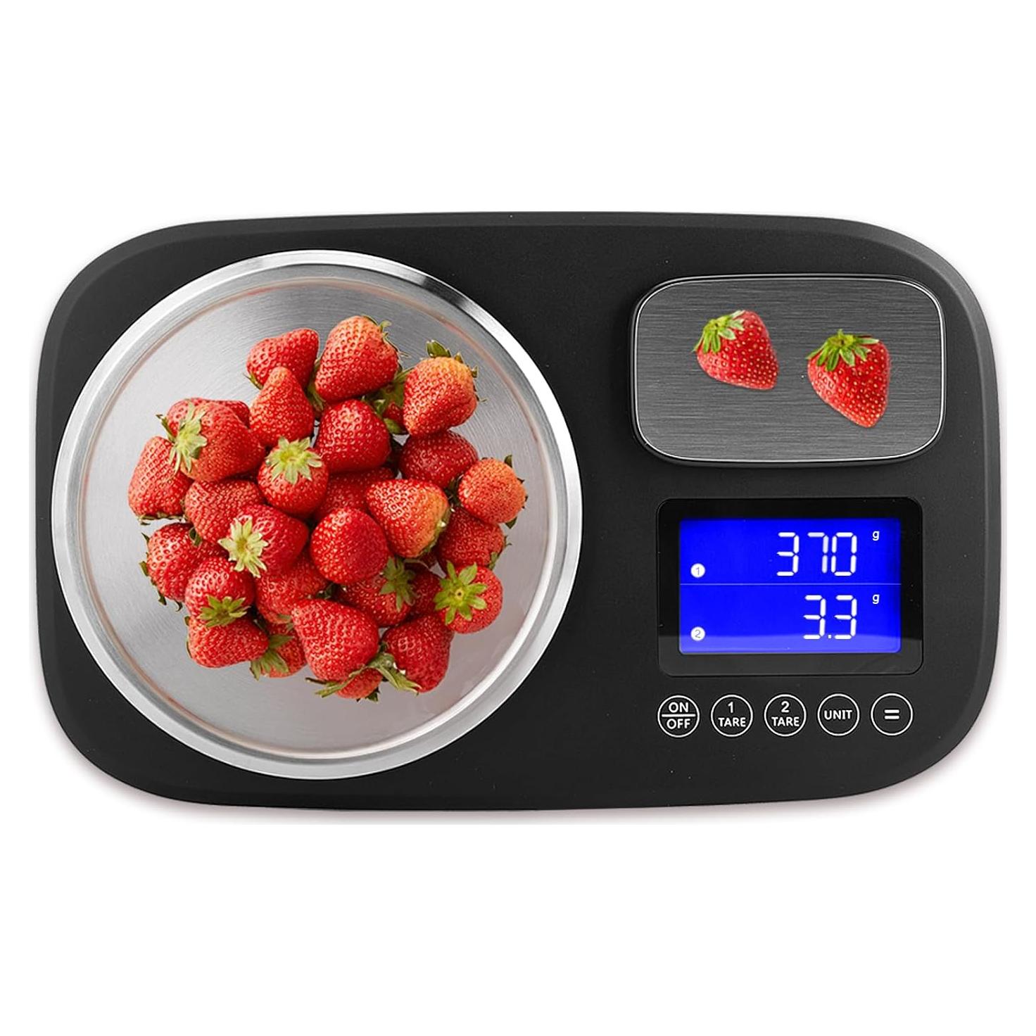 Báscula Digital de Cocina Ionsno K500 Acero Inoxidable 10kg