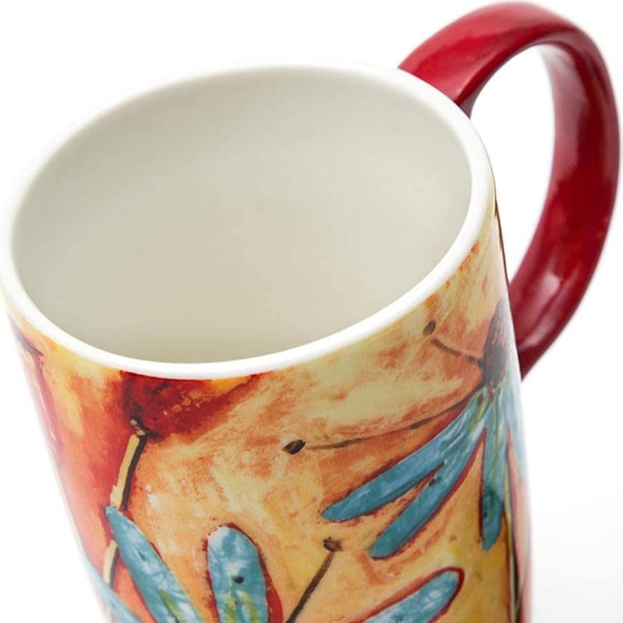 Taza de Cerámica de Viaje Topadorn 500 ml Set de 2