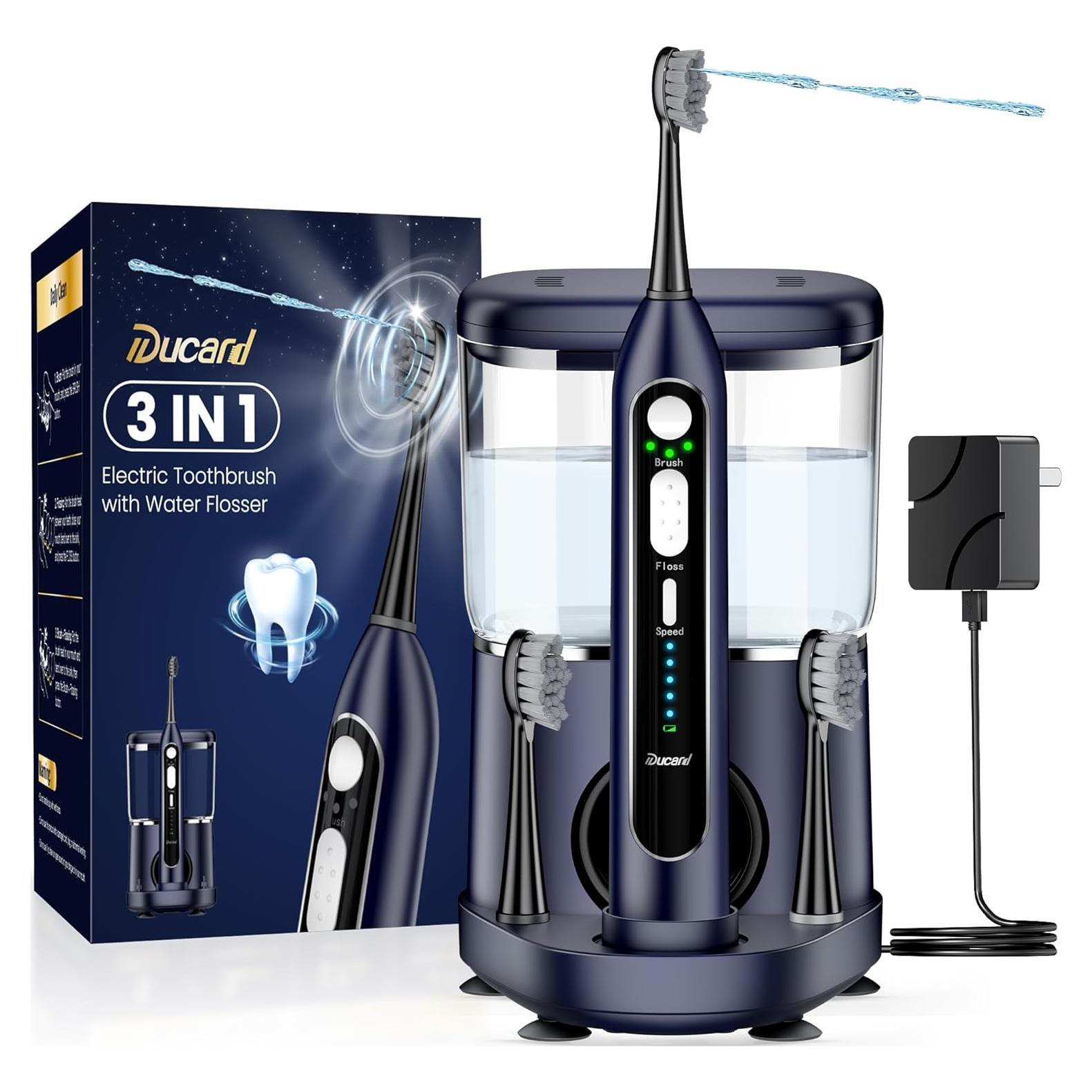 Cepillo de Dientes Eléctrico Ducard con Irrigador Bucal 500mL