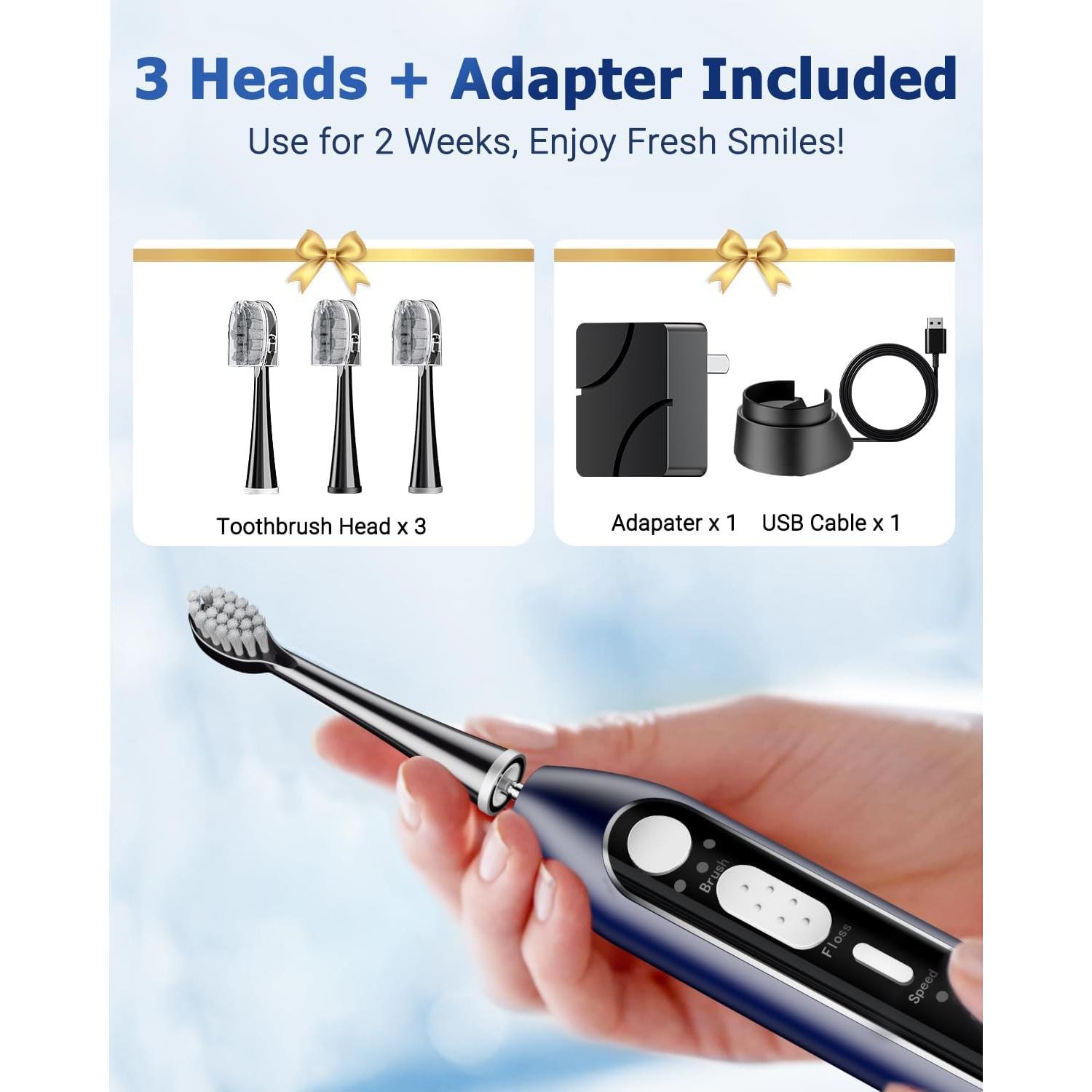 Cepillo de Dientes Eléctrico Ducard con Irrigador Bucal 500mL