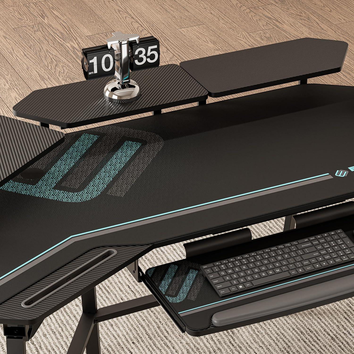 Soporte para Monitor EUREKA ERGONOMIC 50cm x 22cm Negro