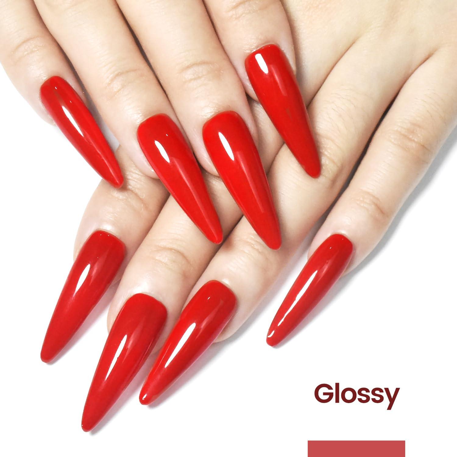 JODSONE Gel Nail Polish 10ml Red Nail Polish Art Design Manicure Salon DIY At Home Soak Off U V LED Gel Polish Nail