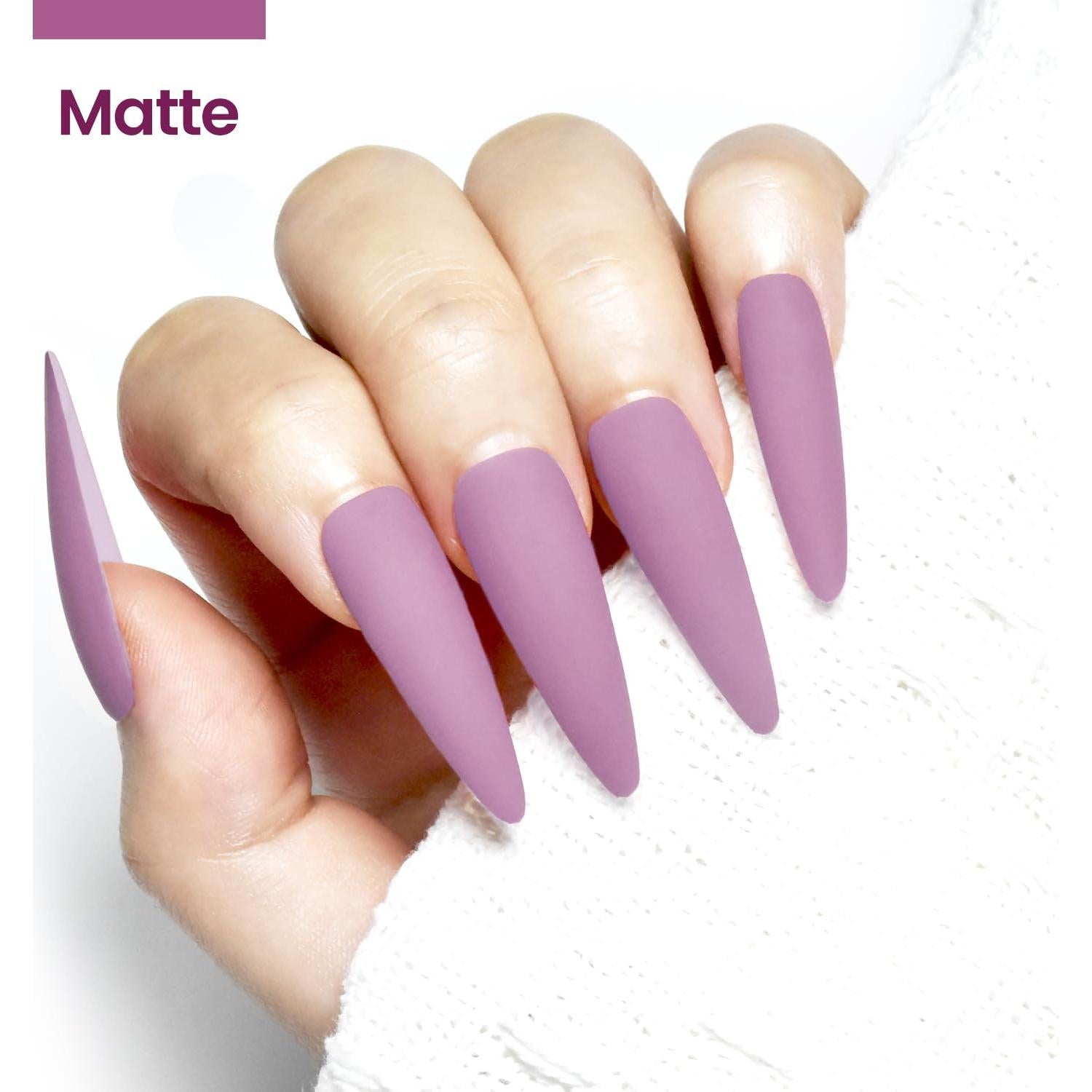 JODSONE Gel Nail Polish 10ml Light Purple Gel Polish Nail Soak Off U V LED Nail Lamp Art Manicure Salon DIY Home Gift for Women Girls