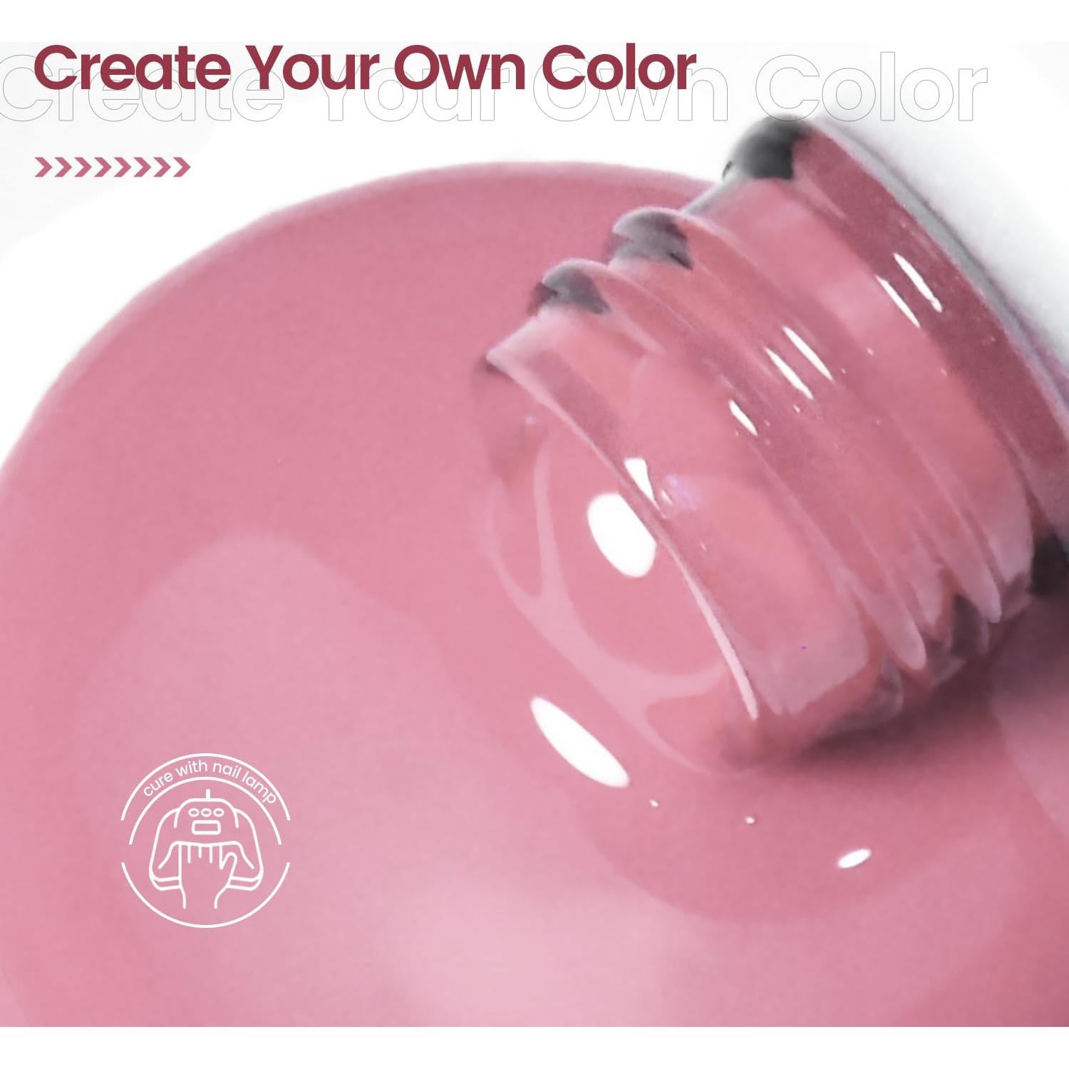 Esmalte de Uñas Gel JODSONE 10ml Rosa Polvoriento Curado LED