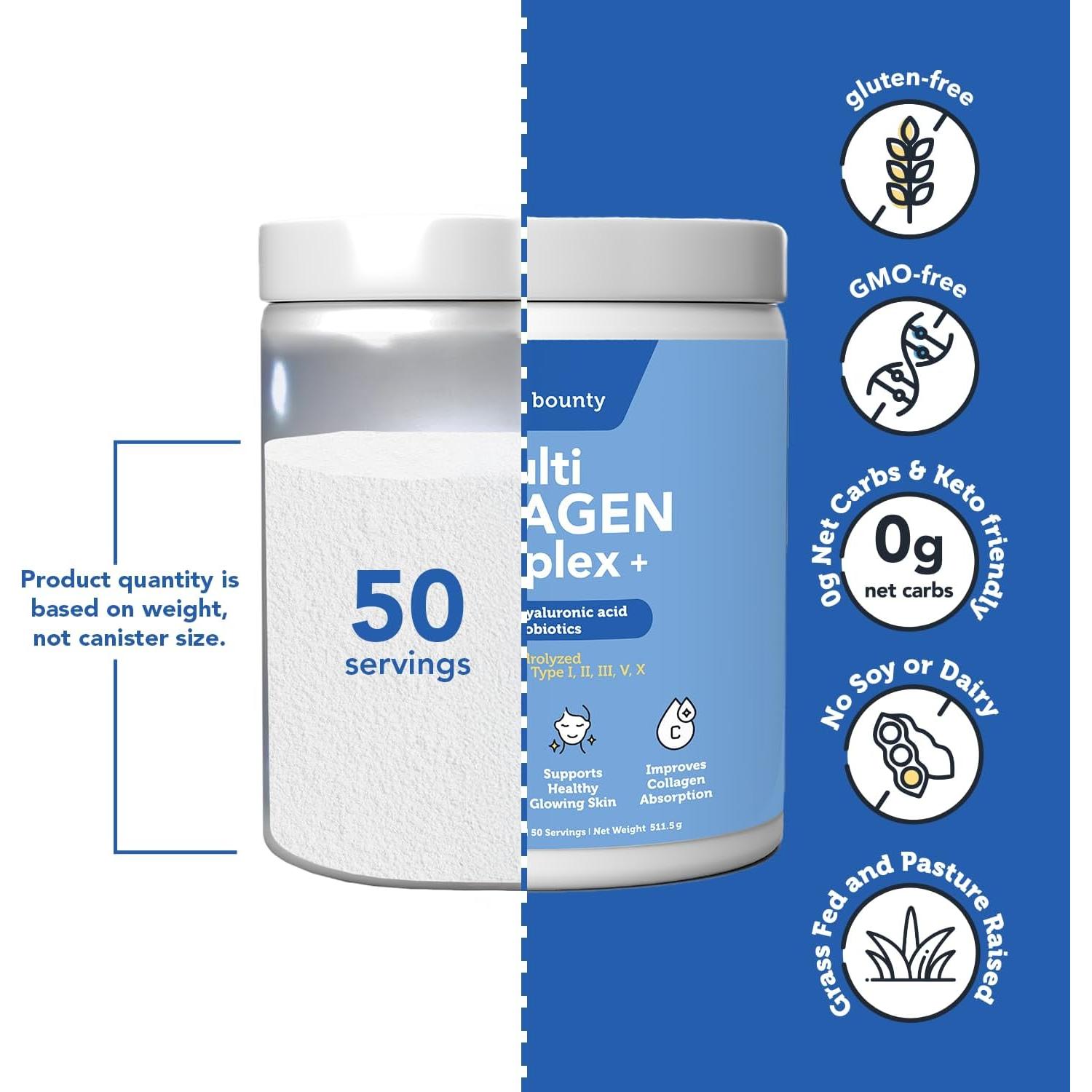 Polvo de Colágeno Hidrolizado Vitamin Bounty - 50 Porciones