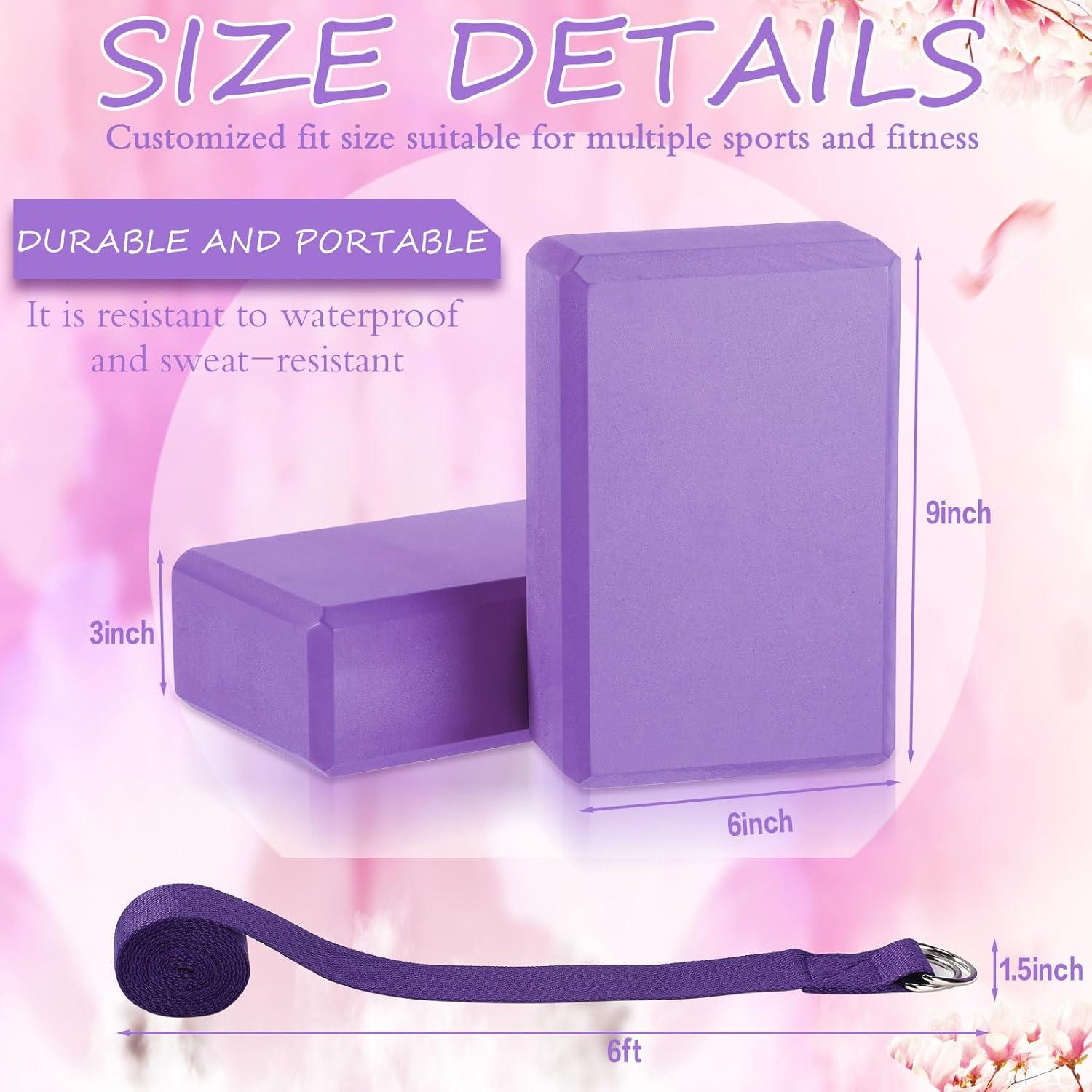 Conjunto de Yoga Outus 20 Piezas Bloques y Correas EVA