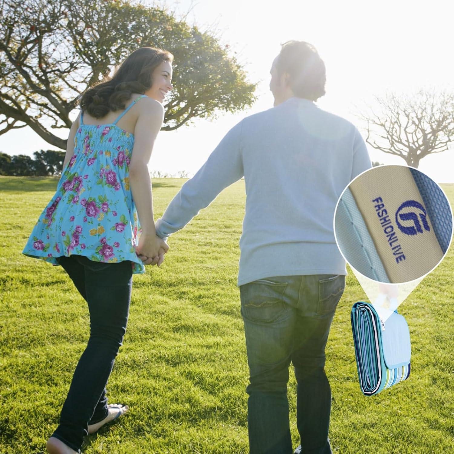 Manta de Playa Extra Grande FashionLive 80x80cm Impermeable