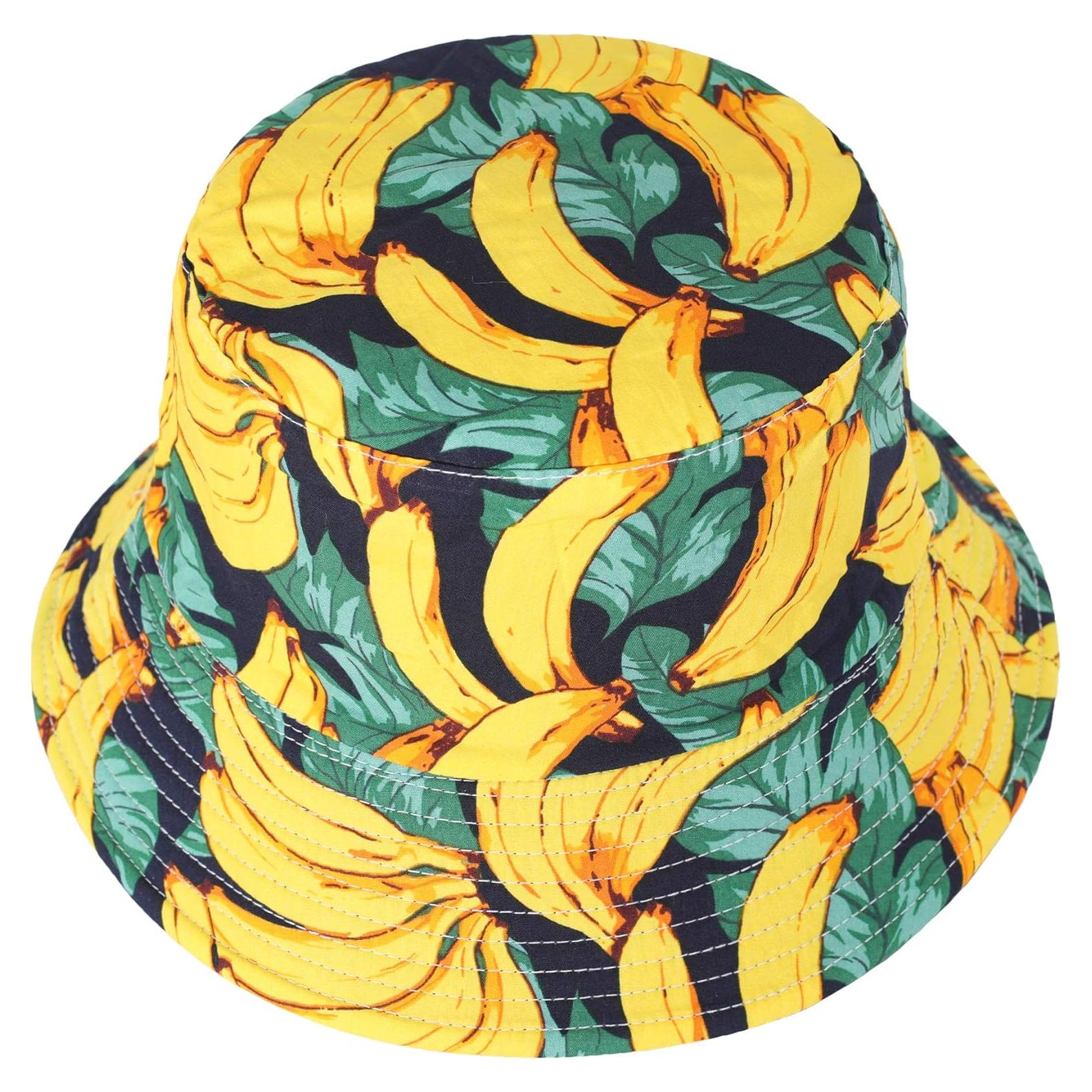 Sombrero de Cubo ZLYC Unisex Plegable con Estampados Verano