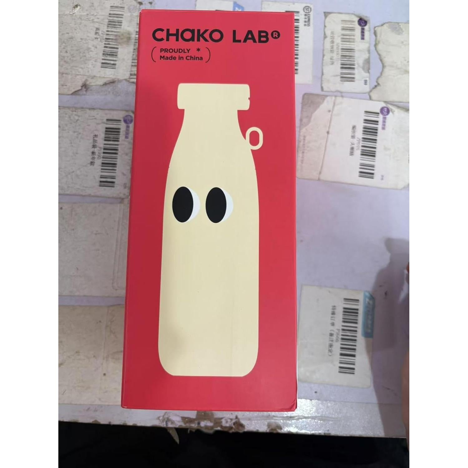 Botella de Agua Aislada CHAKO LAB 0.5L Chocolate Oscuro