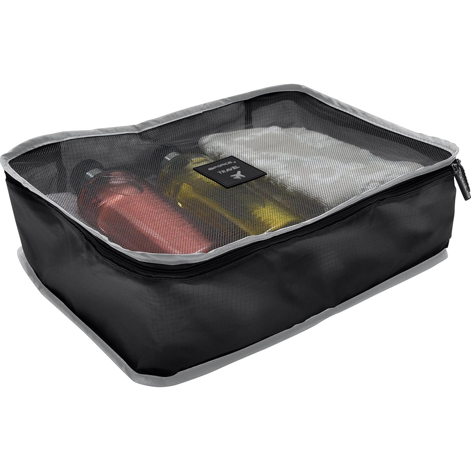 Juego de Viaje GForce 6 Piezas Organizador Maleta Negro