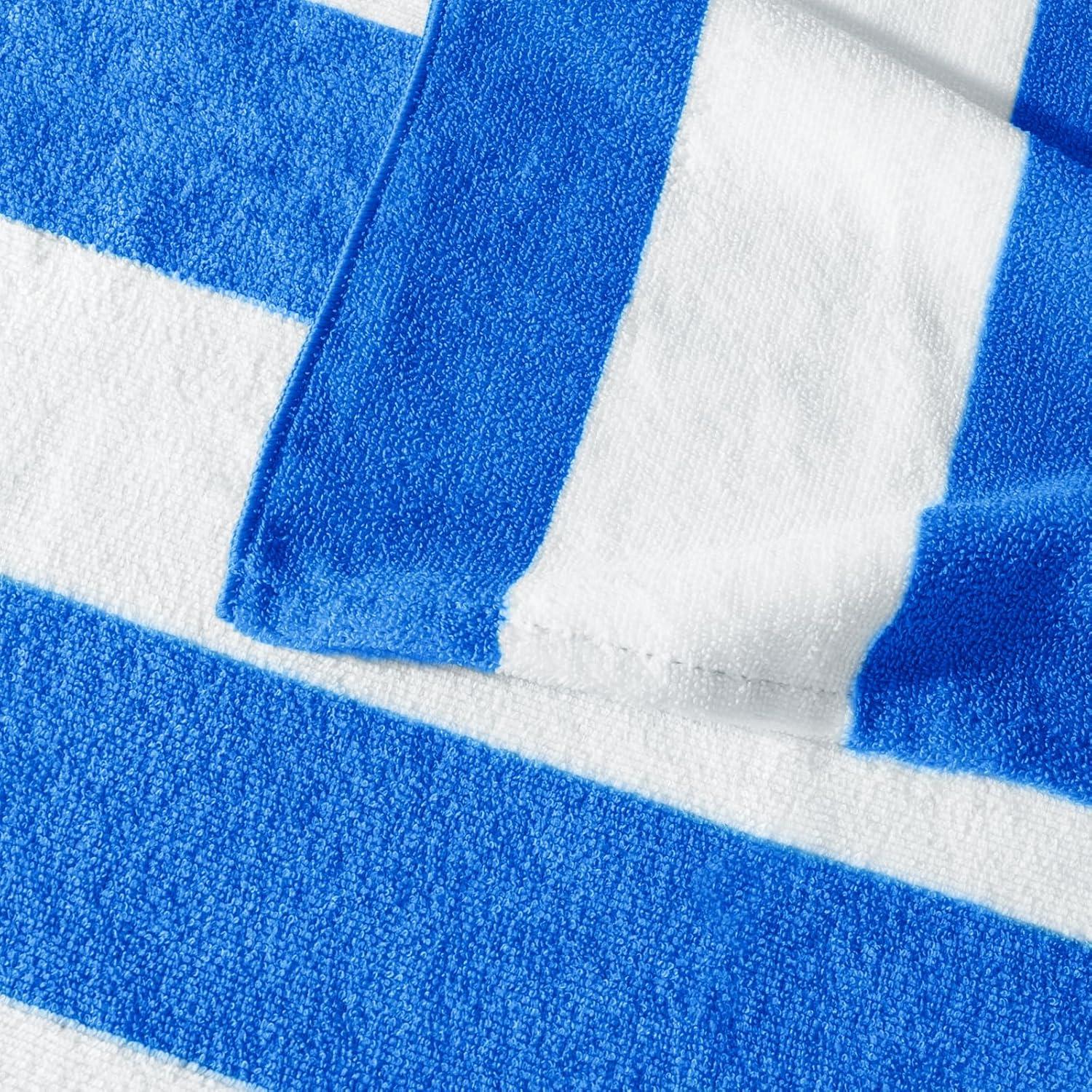 Toallas de Playa Microfibra Exclusivo Mezcla 4 Pack 76x152 cm Azul