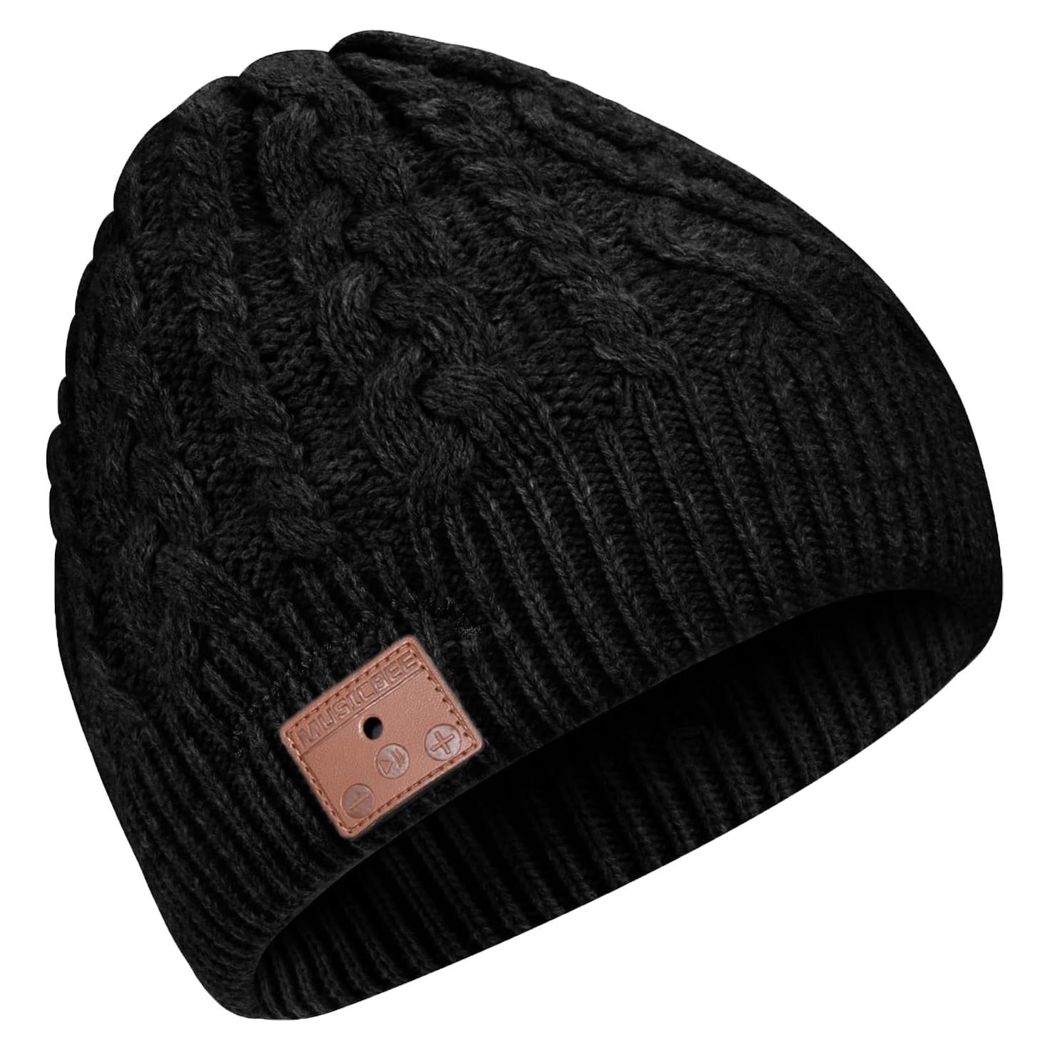 Gorro Bluetooth MUSICBEE Negro V5.2 24h Reproducción