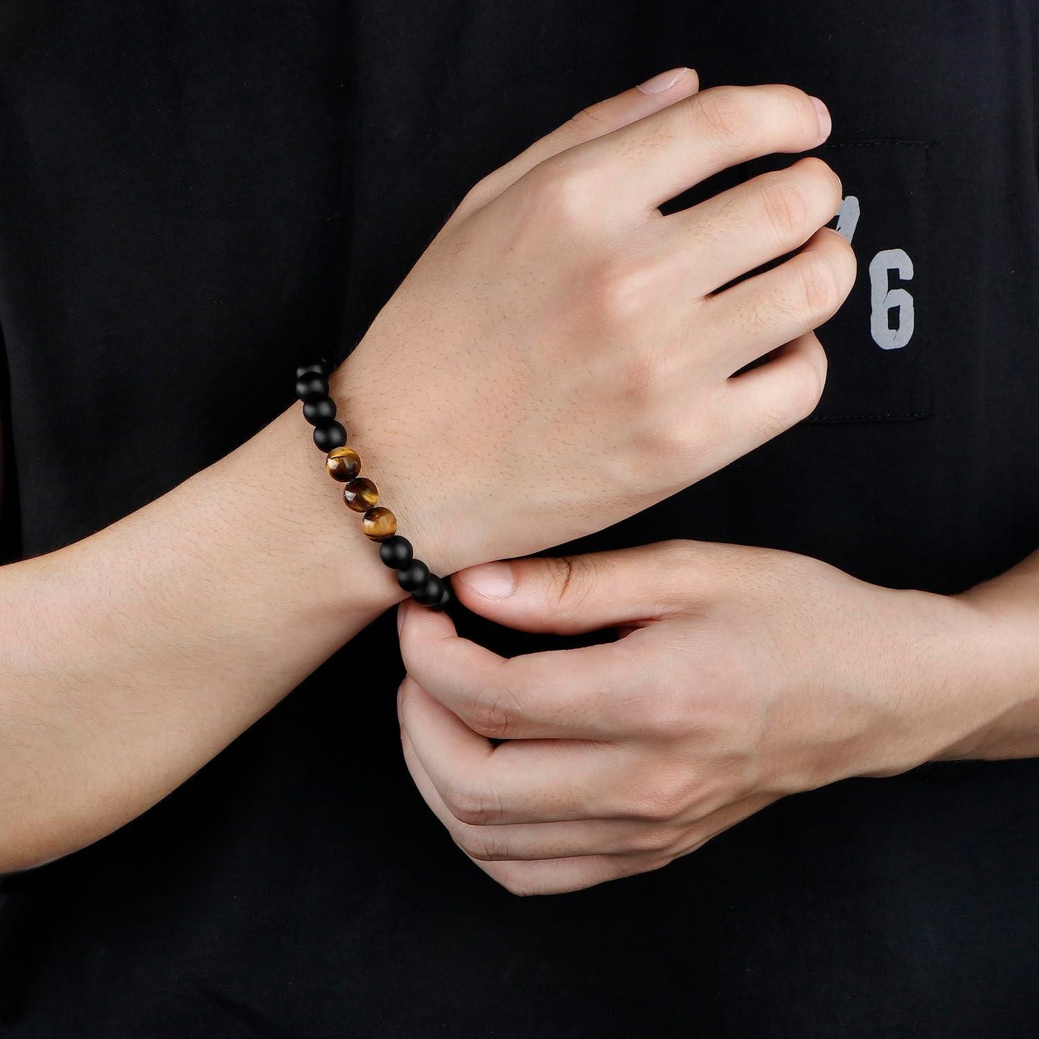 Pulsera de Ojo de Tigre para Hombres - Regalo Ideal