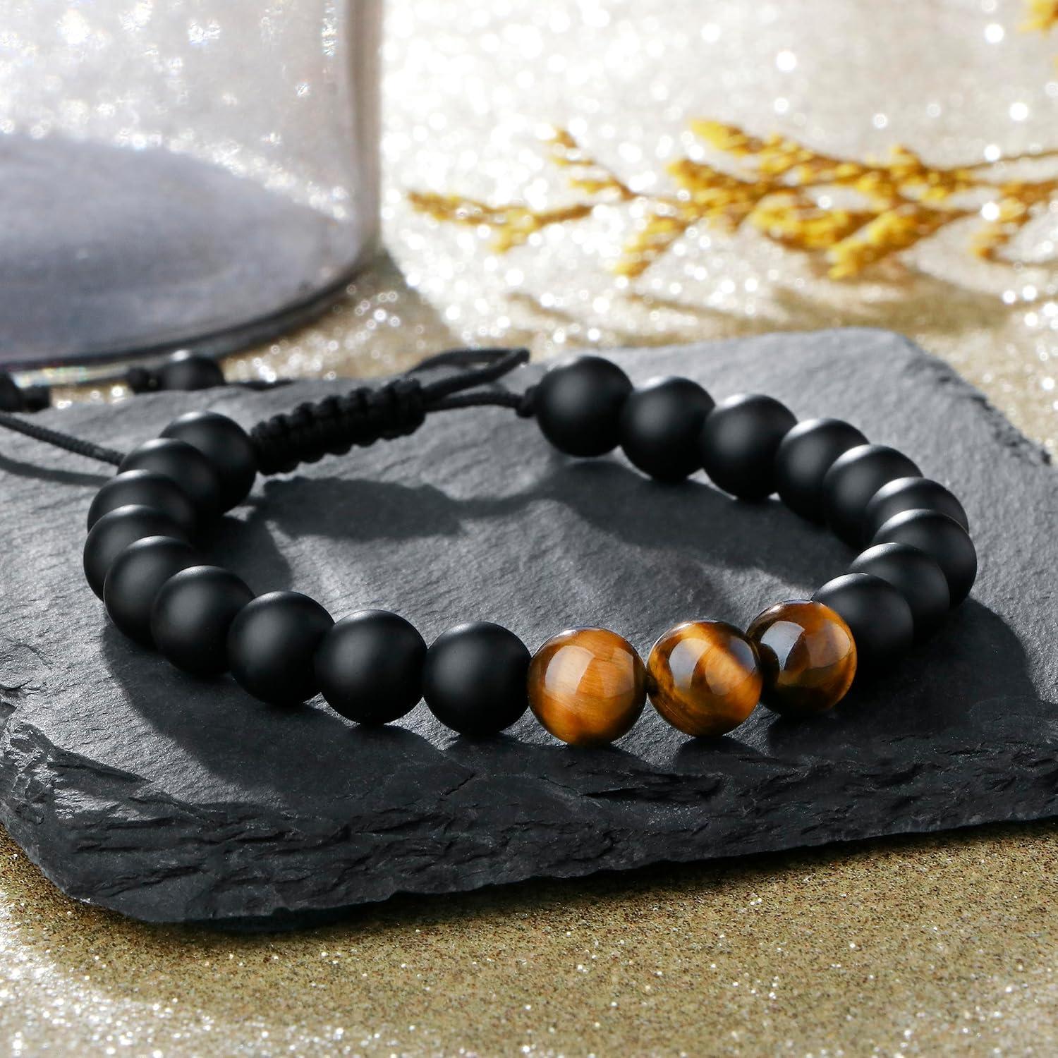 Pulsera de Ojo de Tigre para Hombres - Regalo Ideal