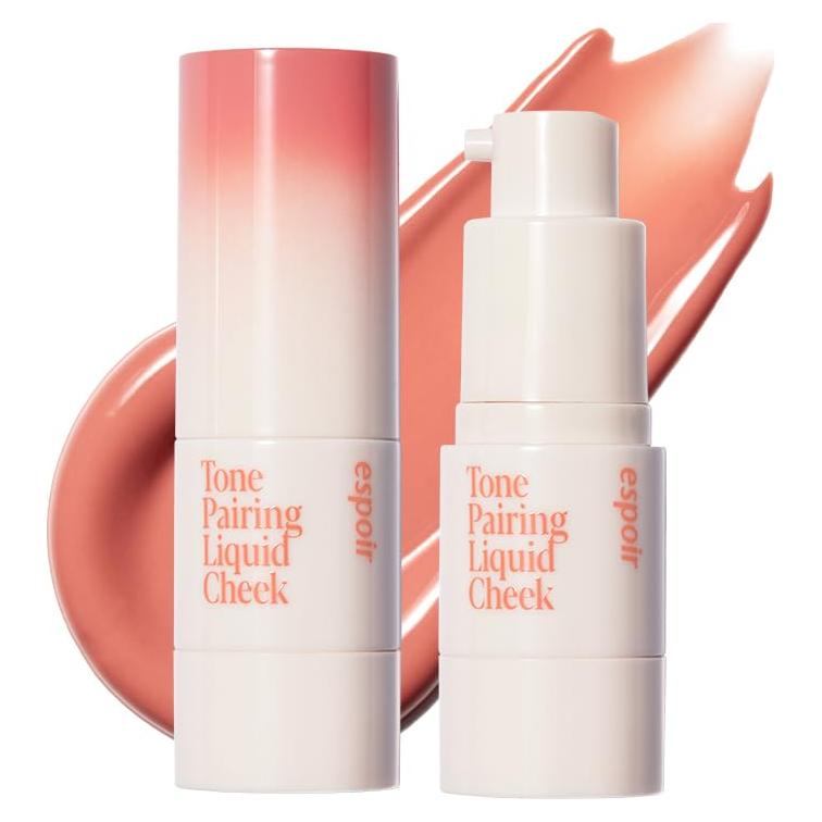 Rubor Líquido Espoir Tono-Ajuste #4 Persimón 40.82g