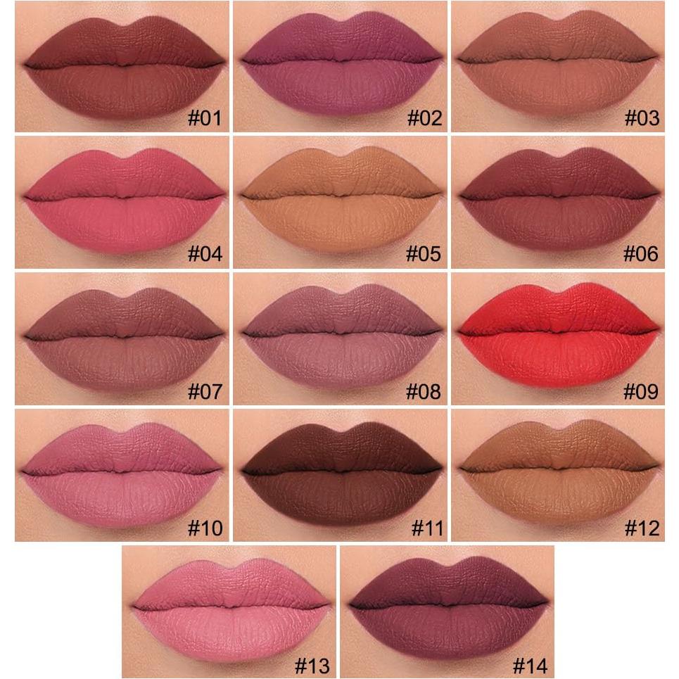 Lápiz Labial Líquido evpct Rojo Oscuro Mate 0.59 ml