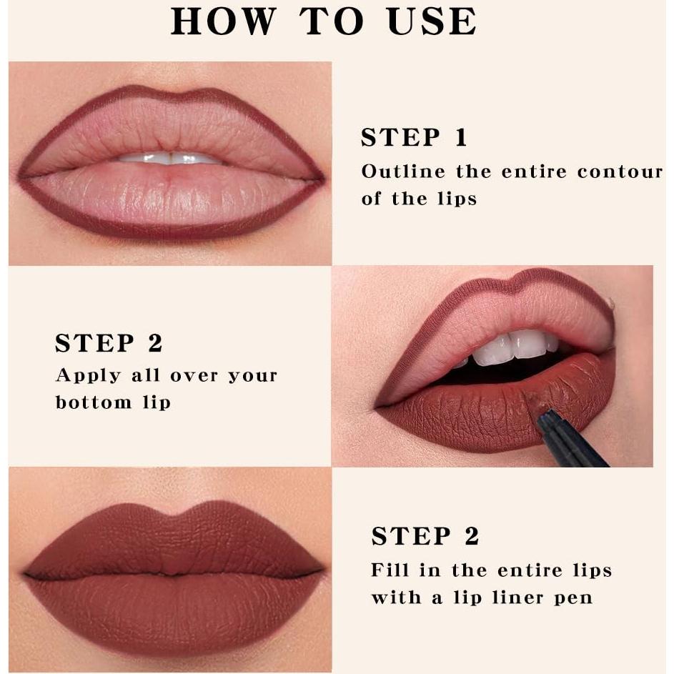 Lápiz Labial Líquido evpct Rojo Oscuro Mate 0.59 ml