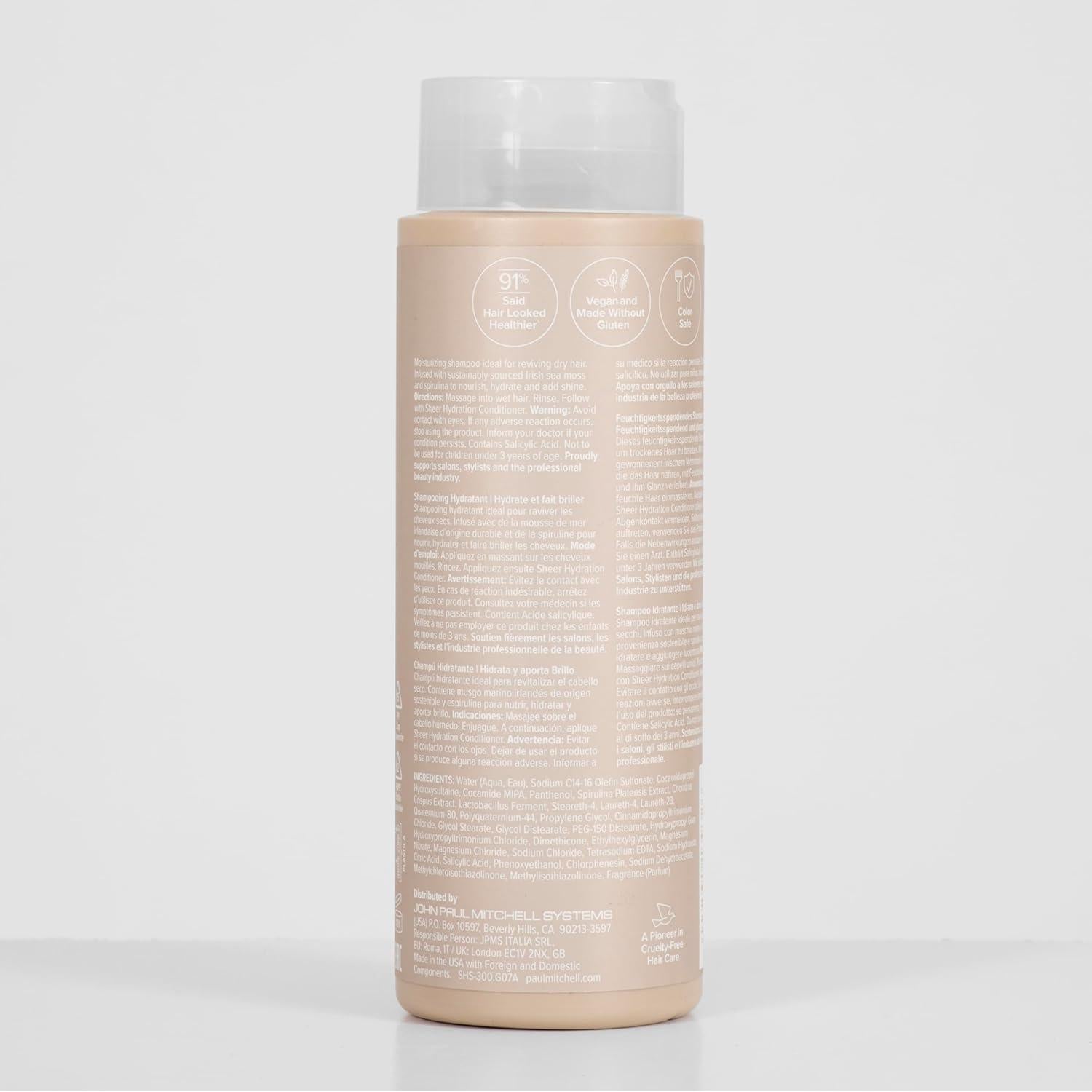 Champú Hidratante Sheer Paul Mitchell 300 ml - Brillo y Suavidad