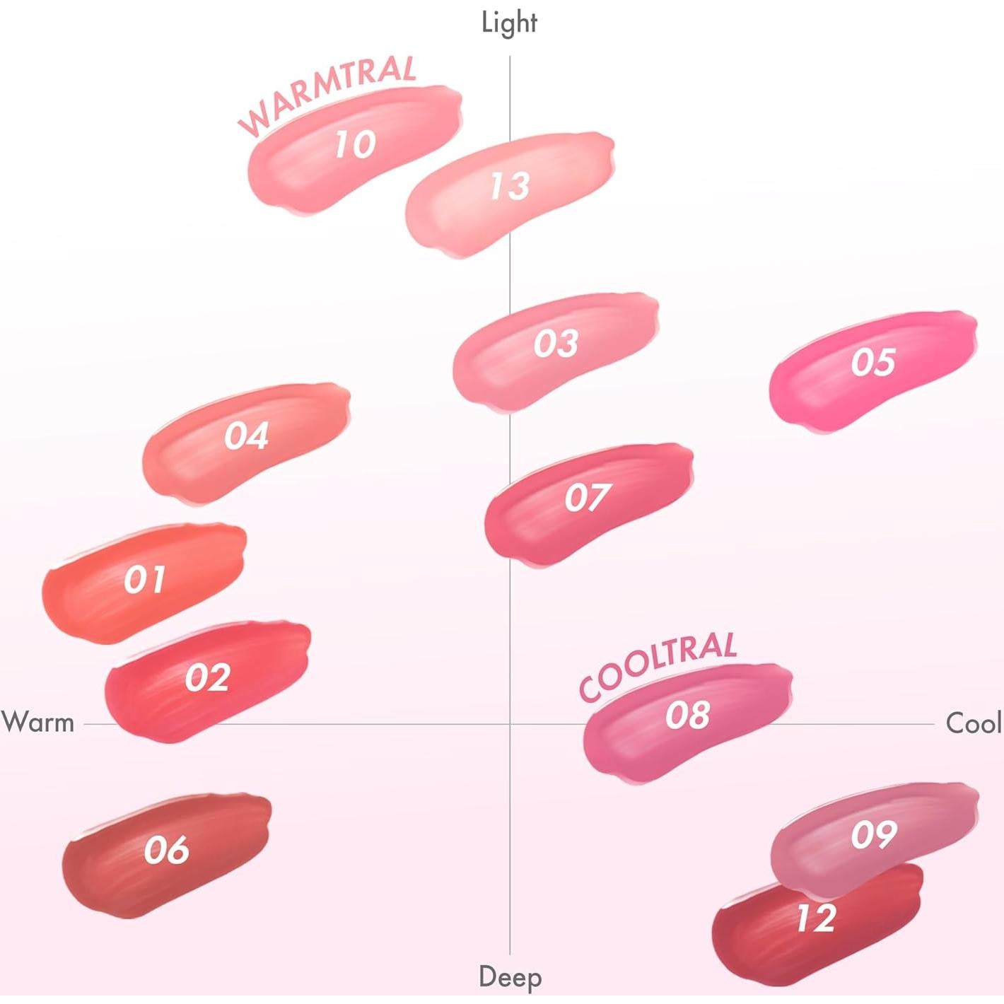Tinte Labial Amuse Seoul 01 La Vie en Coral 35% Hidratante