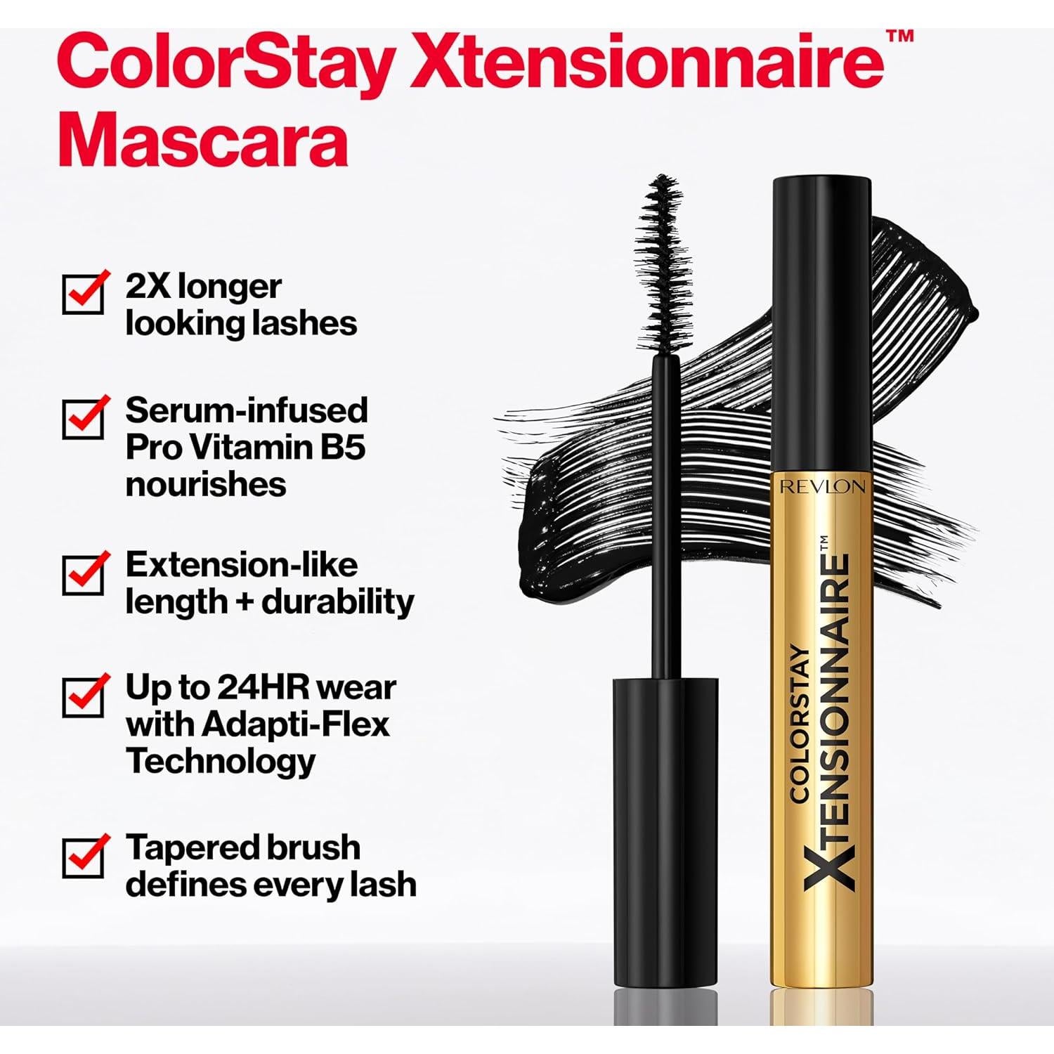 Revlon ColorStay Xtensionnaire Máscara Alargadora 203 Marrón Negro