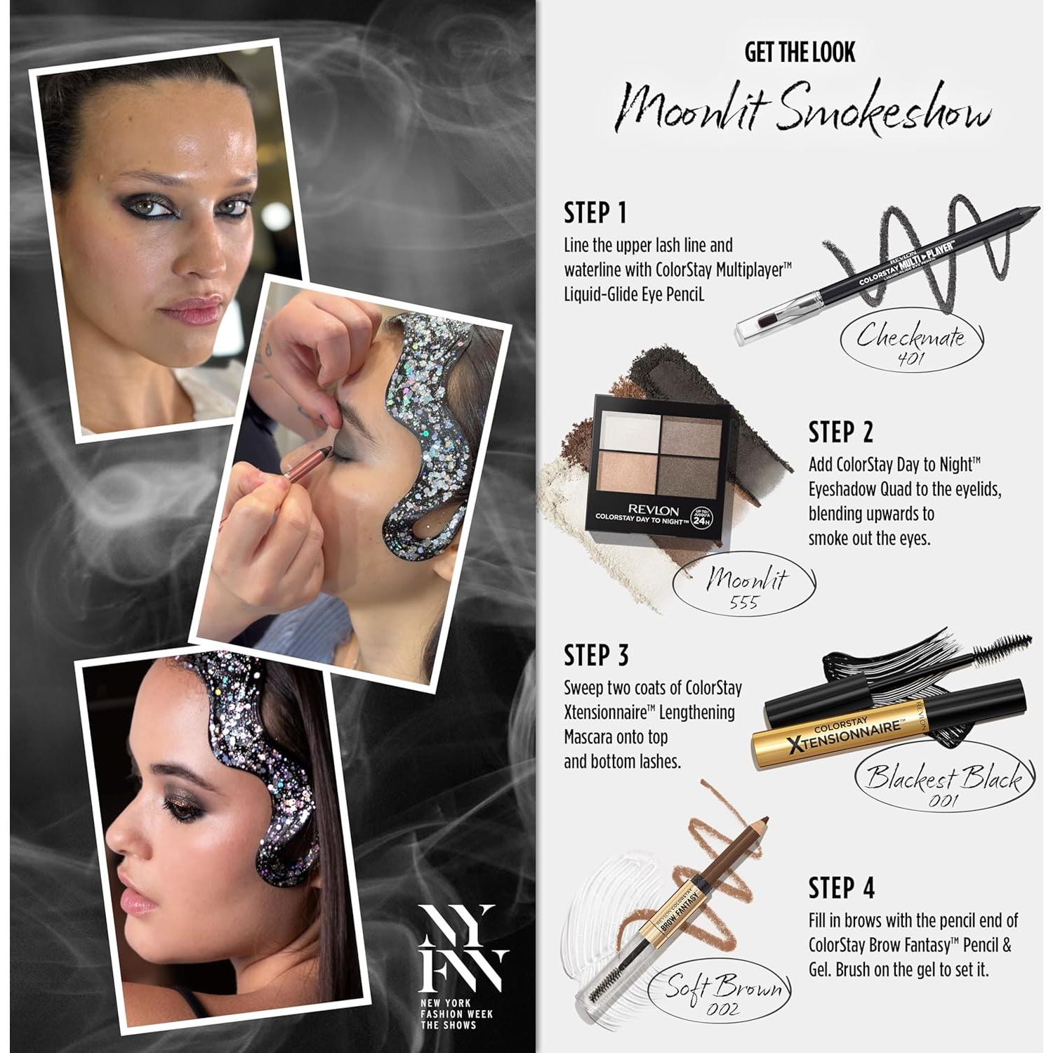 Revlon ColorStay Xtensionnaire Máscara Alargadora 203 Marrón Negro