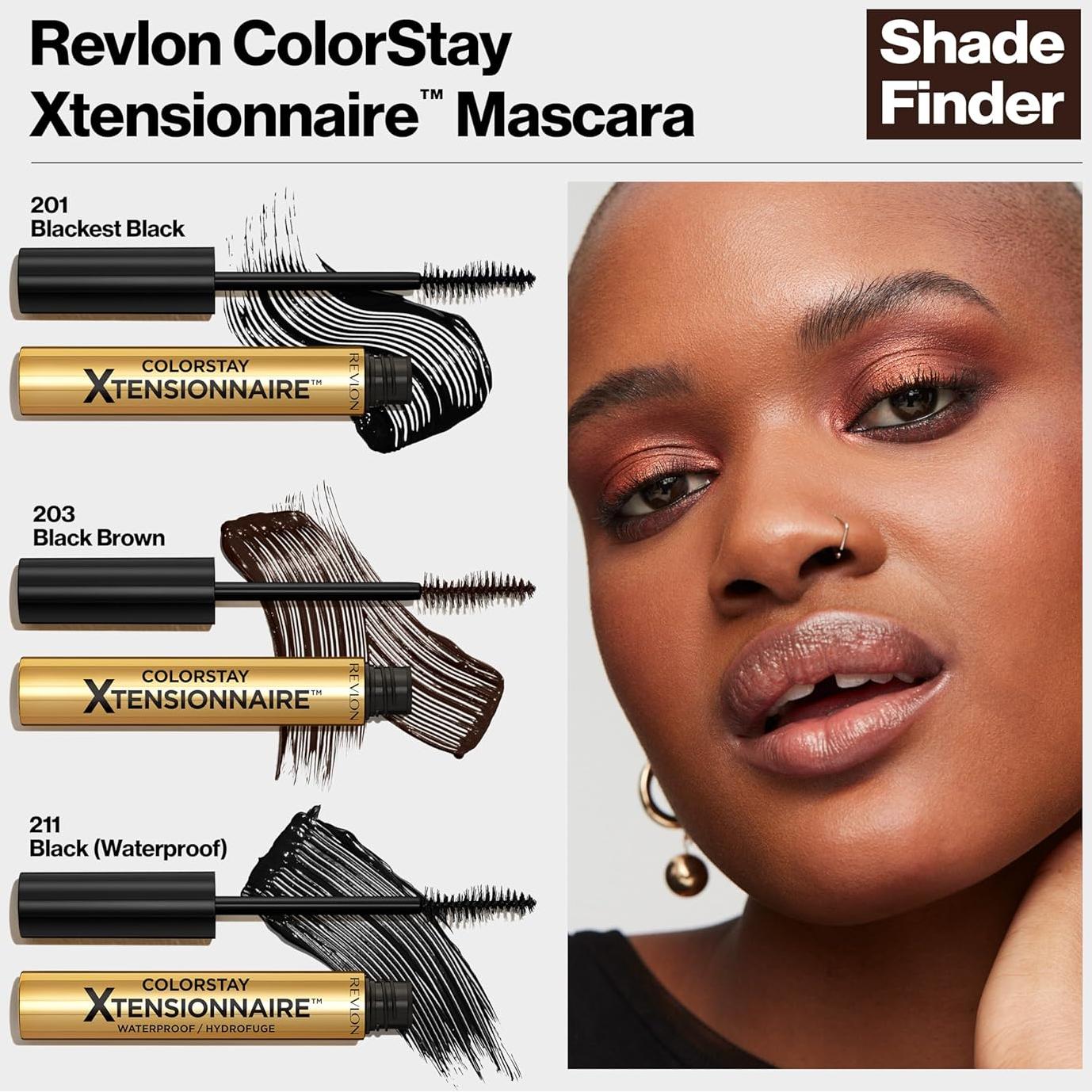 Revlon ColorStay Xtensionnaire Máscara Alargadora 203 Marrón Negro