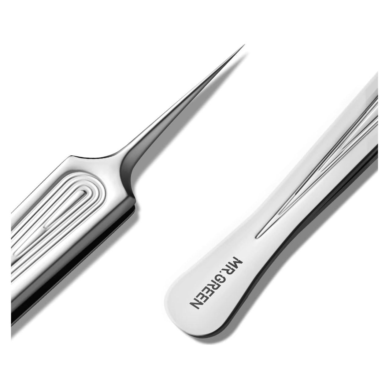 Pinzas de Pelo Encarnado MR.GREEN Punta de Aguja Cortas