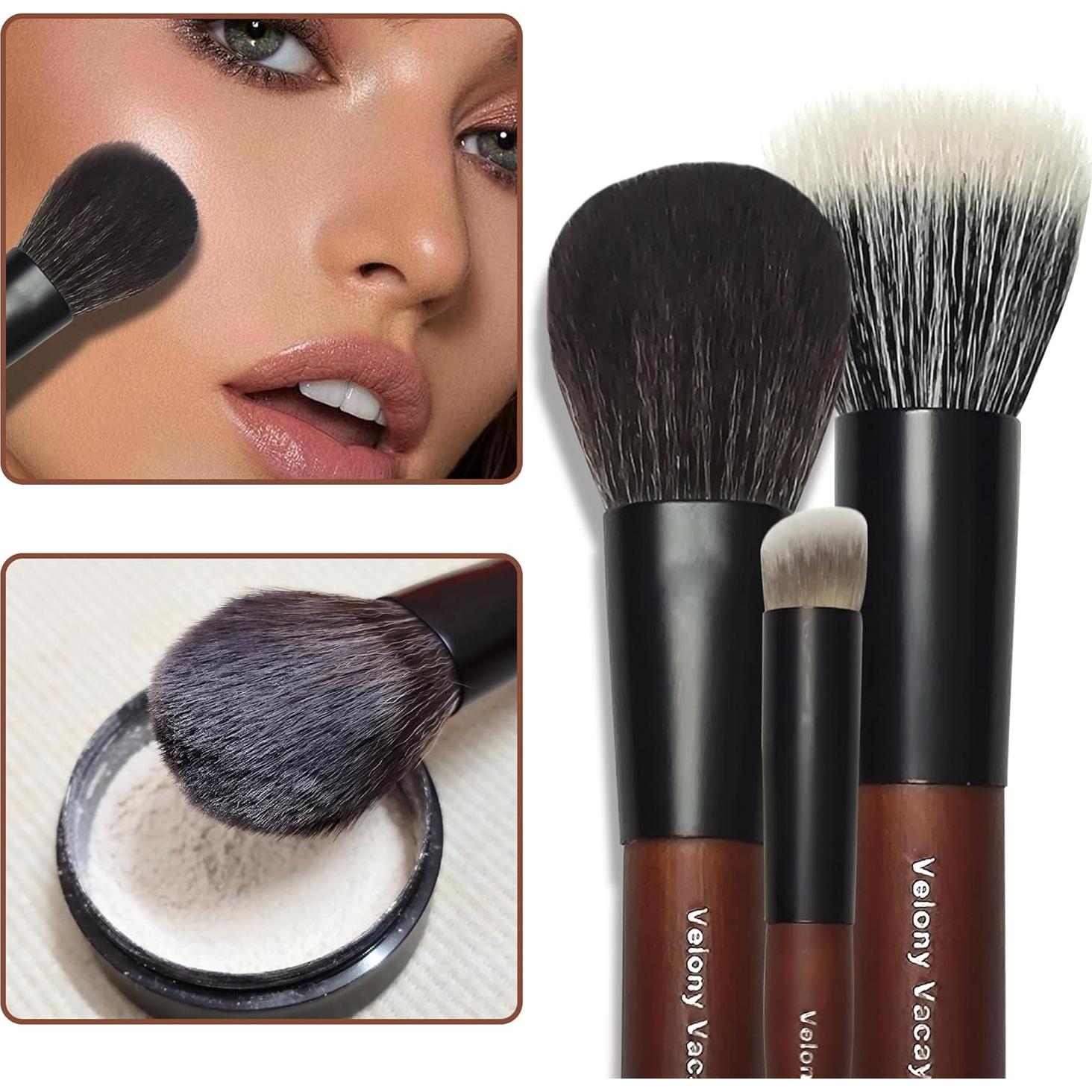Conjunto de 9 Brochas de Maquillaje Mini Velony Vacay