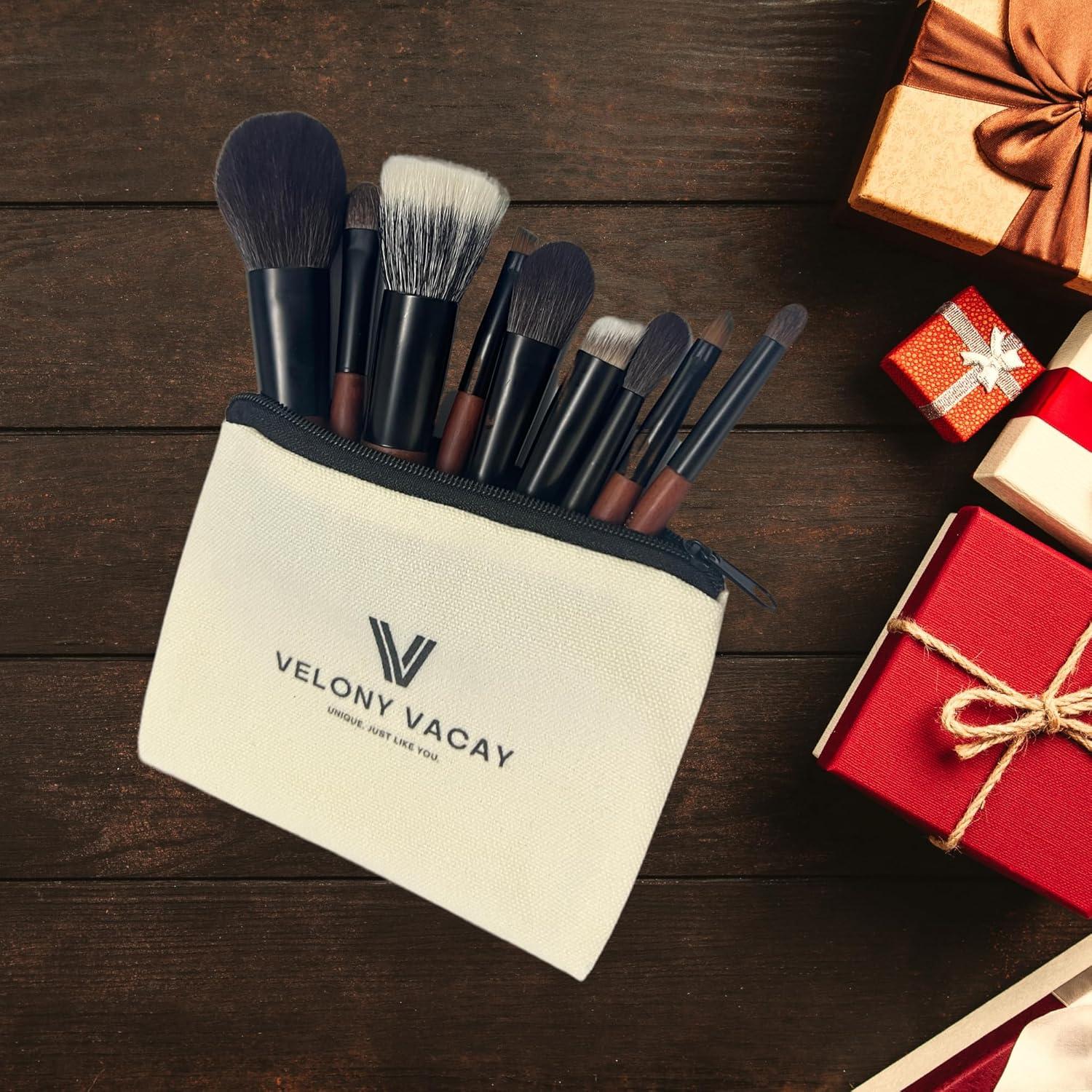 Conjunto de 9 Brochas de Maquillaje Mini Velony Vacay