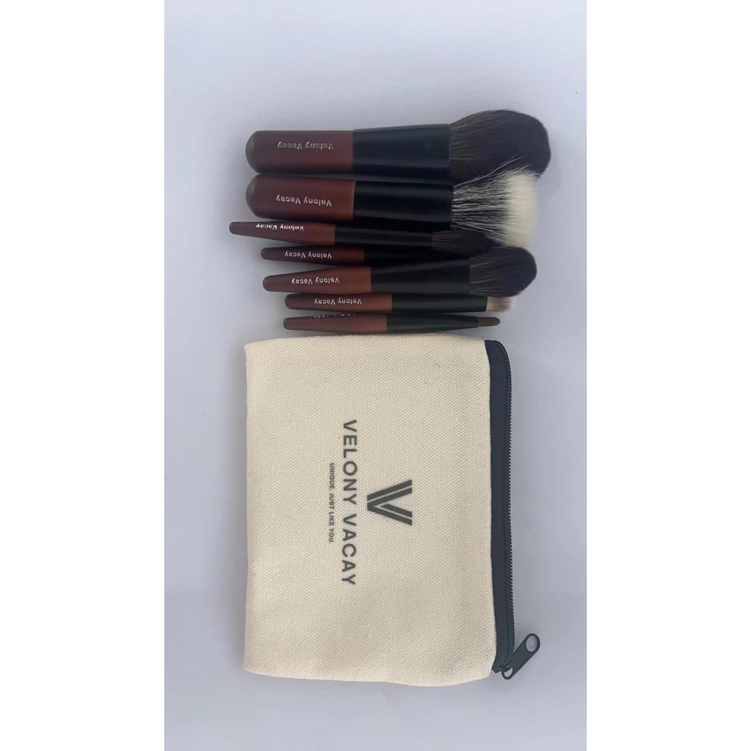 Conjunto de 9 Brochas de Maquillaje Mini Velony Vacay