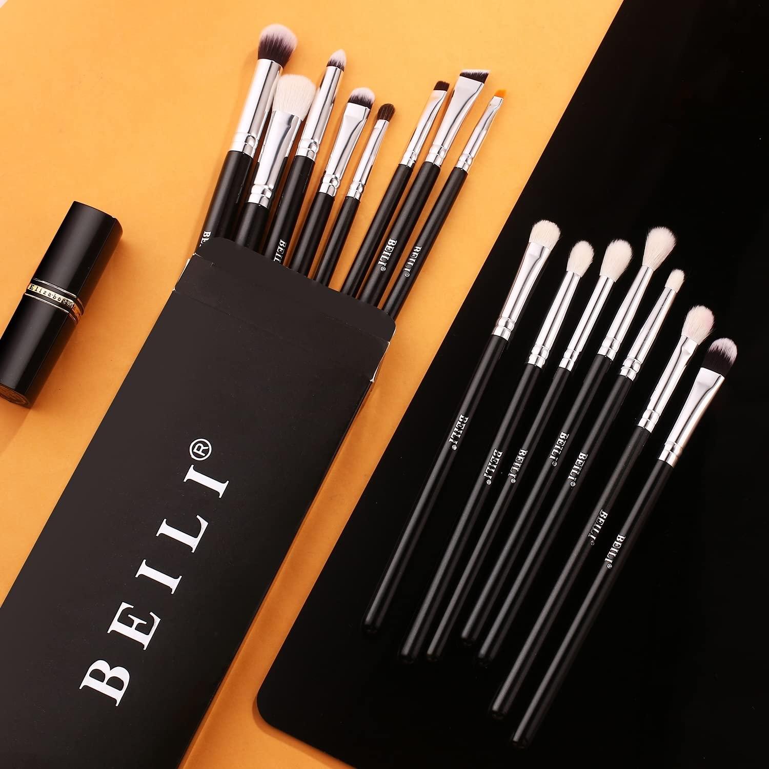 Set de Pinceles de Maquillaje BEILI 15pcs para Ojos