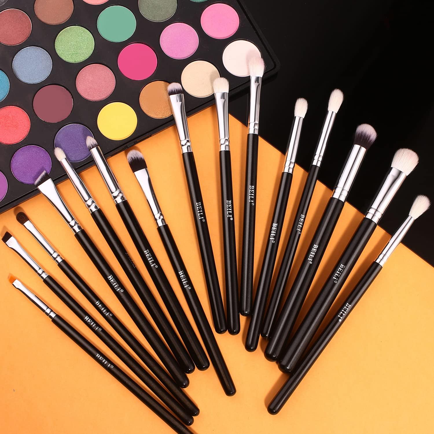 Set de Pinceles de Maquillaje BEILI 15pcs para Ojos