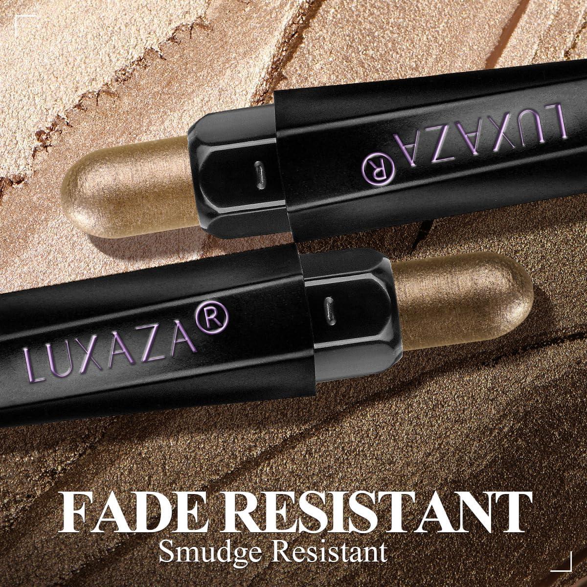 Lápiz de Sombra de Ojos LUXAZA PRO Set 6PCS Neutro Marrón