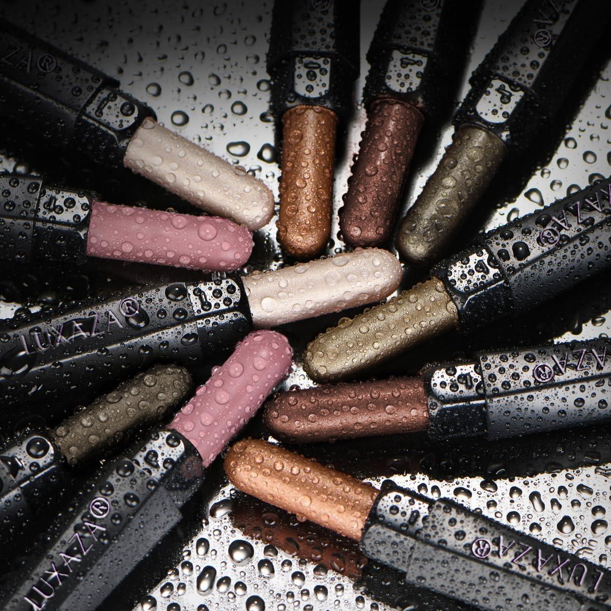 Lápiz de Sombra de Ojos LUXAZA PRO Set 6PCS Neutro Marrón