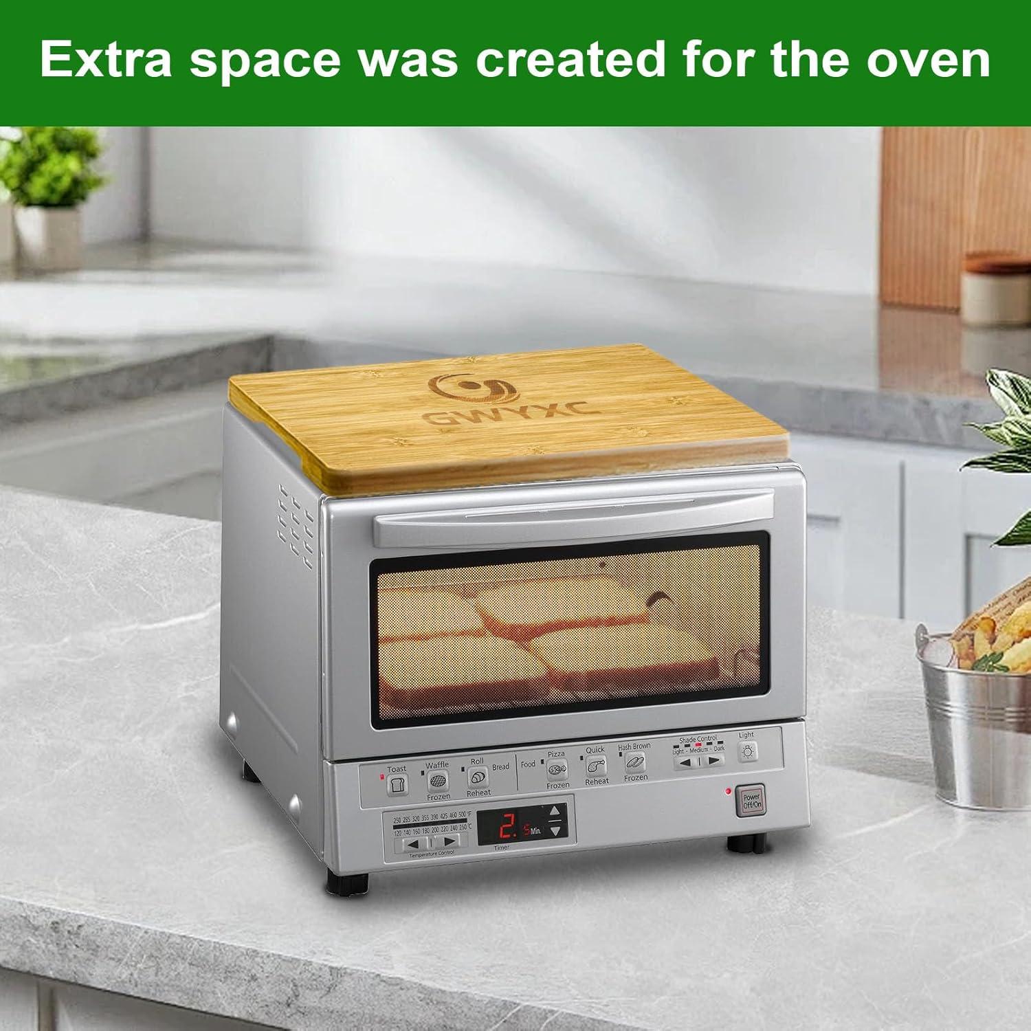 Tabla de Cortar de Bambú GWYXC para Horno Tostador Panasonic NB-G110P