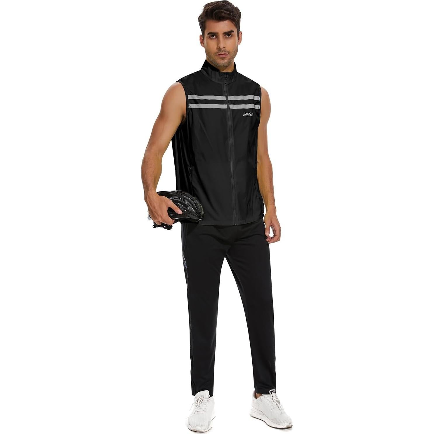 Chaleco de Seguridad Hi-Viz BPBTti para Hombre - Cortaviento