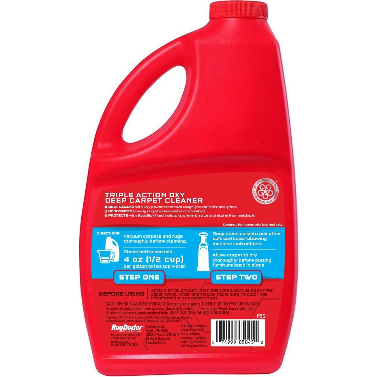 Limpiador de Alfombras Oxy Rug Doctor 1419 ml, Limpieza Profunda