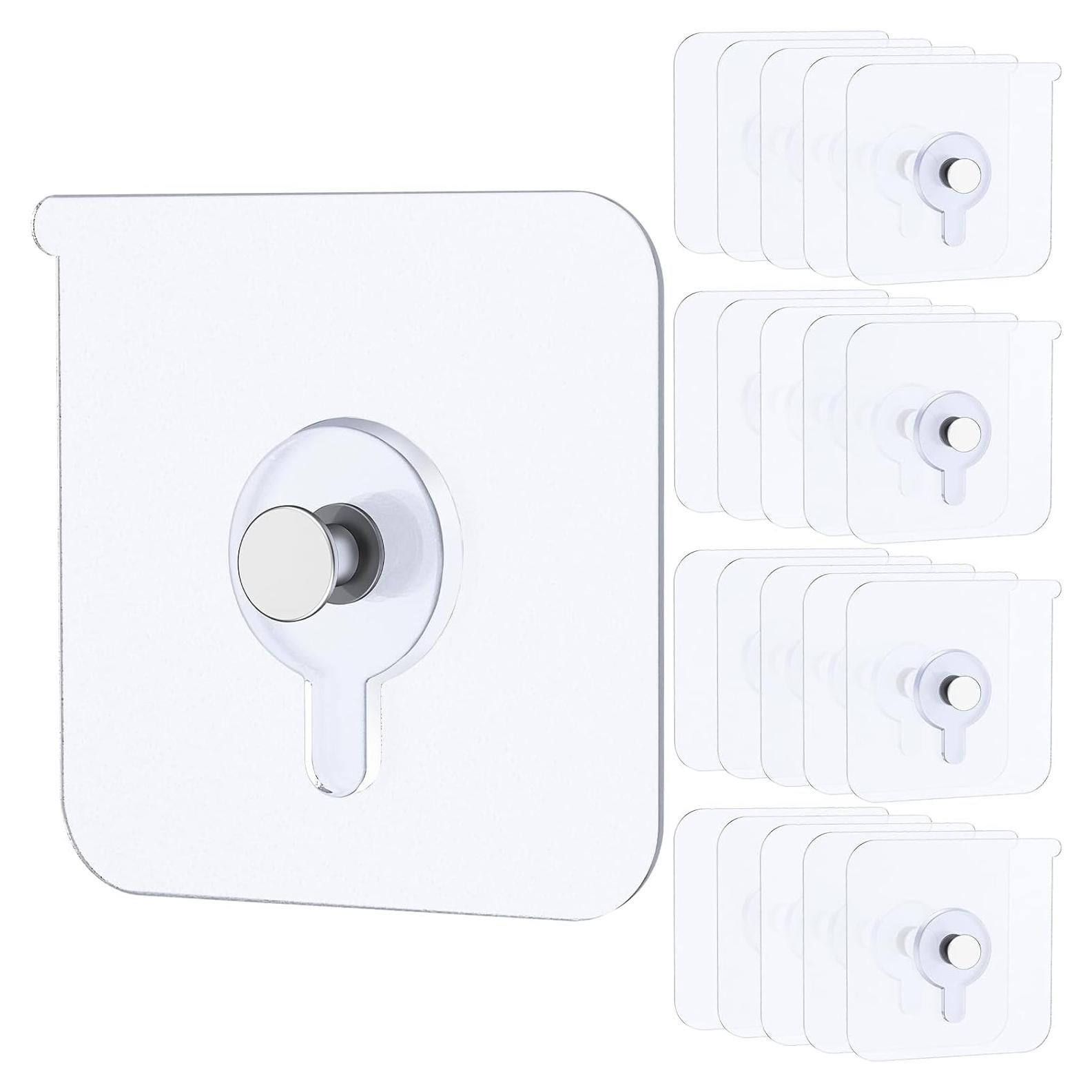 Ganchos Adhesivos Uniclife 20 Pcs 9.07 kg Alta Resistencia