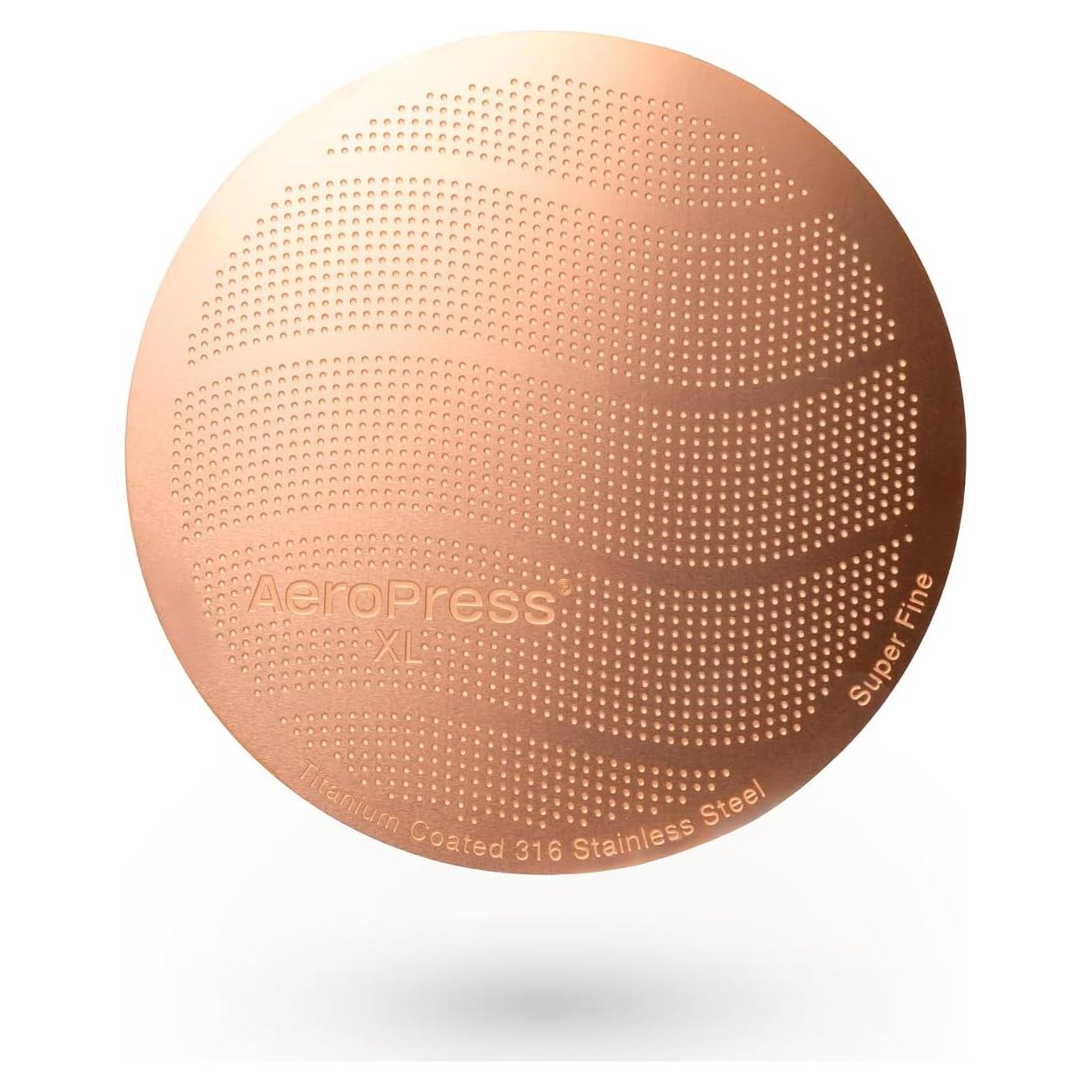 Filtro Reutilizable AeroPress XL Acero Inoxidable Dorado