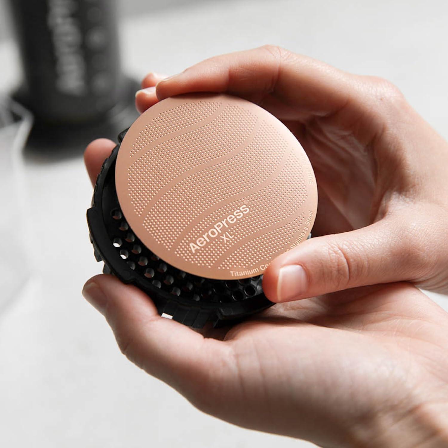 Filtro Reutilizable AeroPress XL Acero Inoxidable Dorado