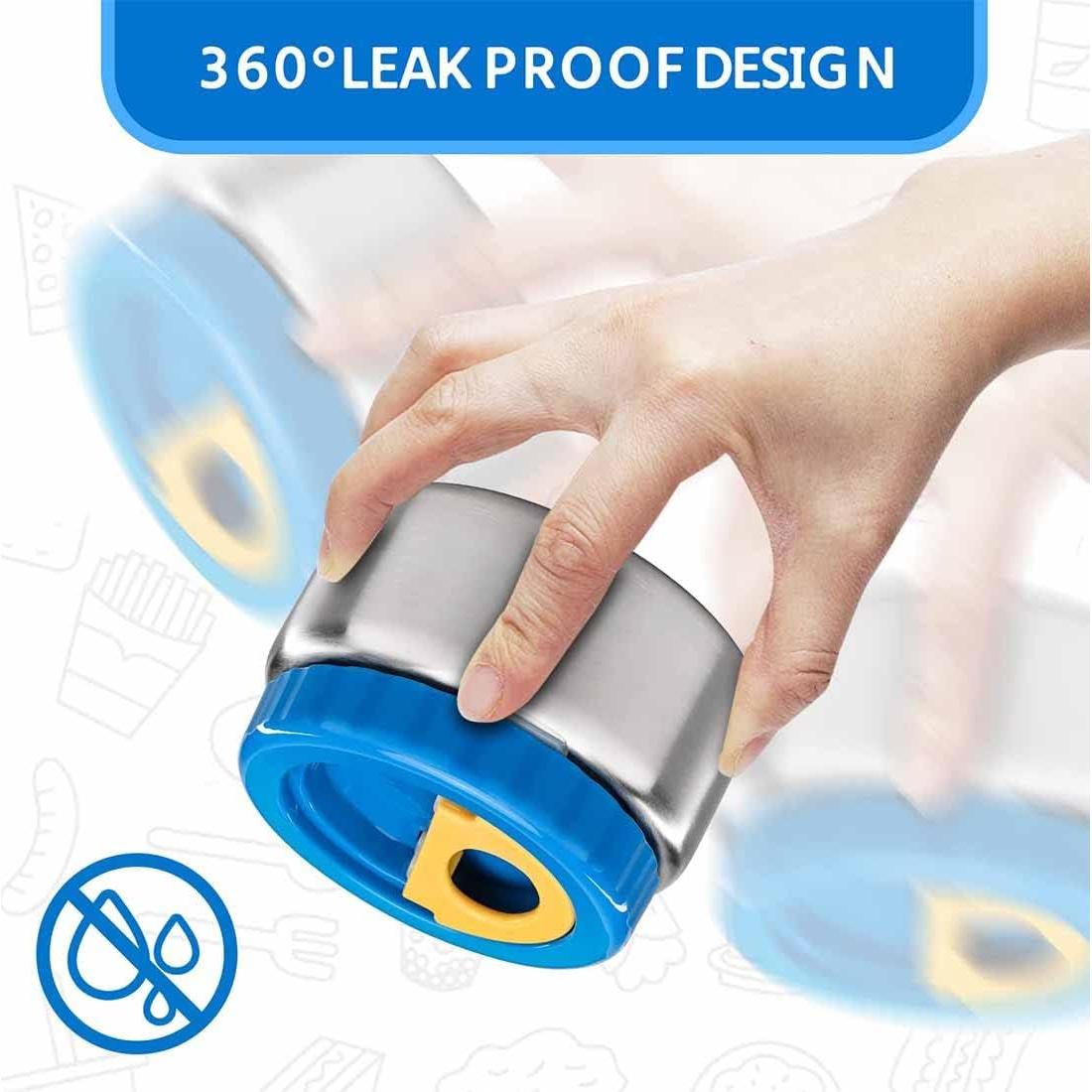 Tarro de Comida Térmico MAISON HUIS 240ml Acero Inoxidable Azul