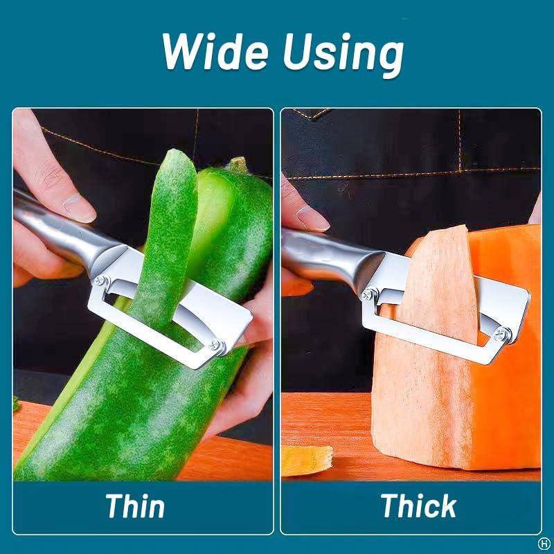 Pelador de Verduras Yopolaz Premium Acero Inoxidable 1 Paquete